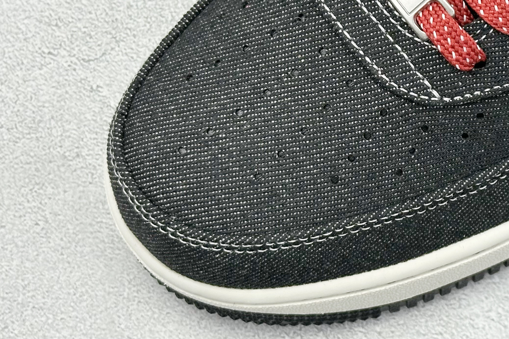 260 SC版 Nike Air Force 1'07 Low 斯图西联名 深灰织布 空军一号低帮休闲板鞋 LW9279-002