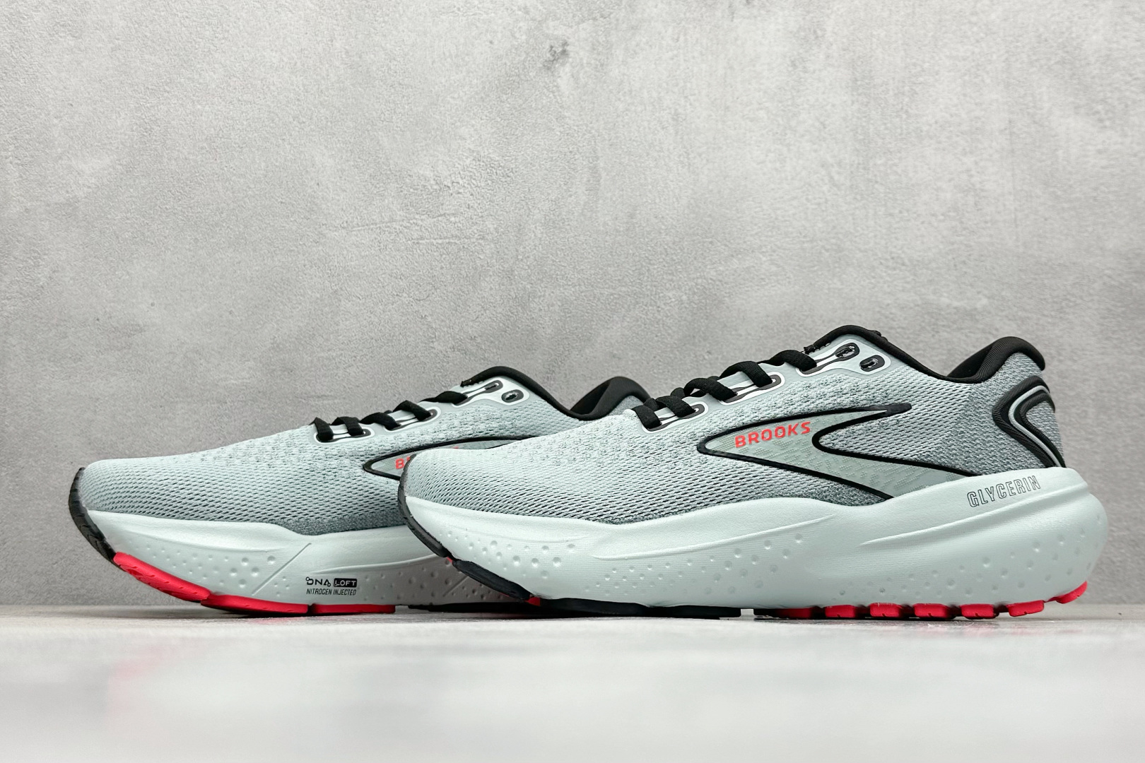 Z版Brooks 布鲁克斯 Glycerin 21 超弹轻盈跑步鞋 低帮透气缓震支撑休闲运动慢跑鞋 120408 1B 410