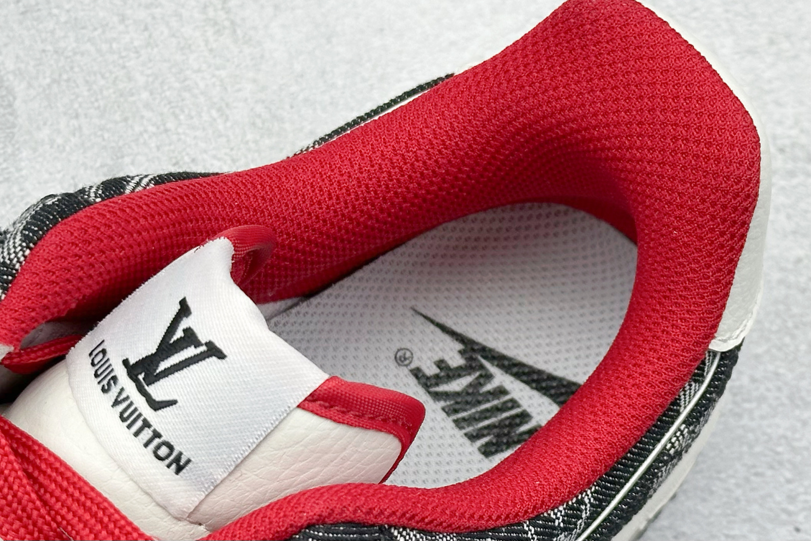 SC版 Nike Air Force 1'07 Low LV联名 黑牛仔小红勾 空军一号低帮休闲板鞋 LW9279-001