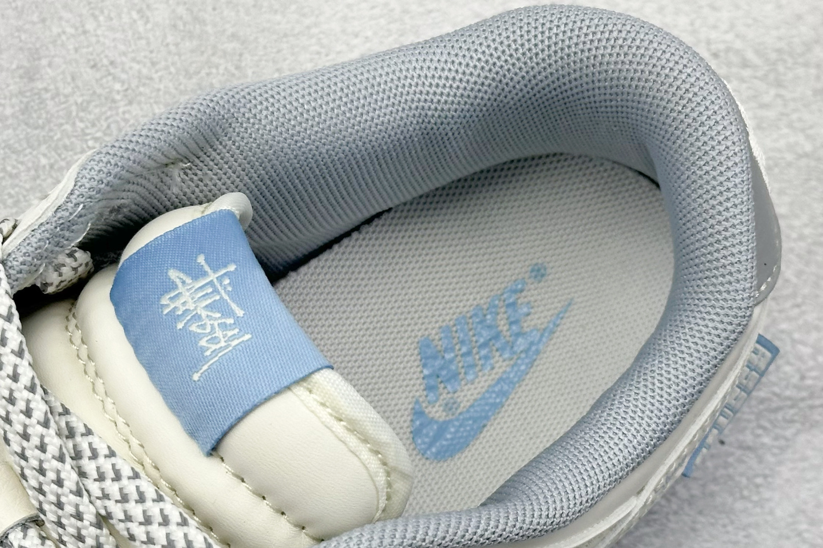 XC版 Nike SB Dunk Low 斯图西联名 大学蓝花勾 周年高端定制 低帮休闲板鞋 XS6089-591