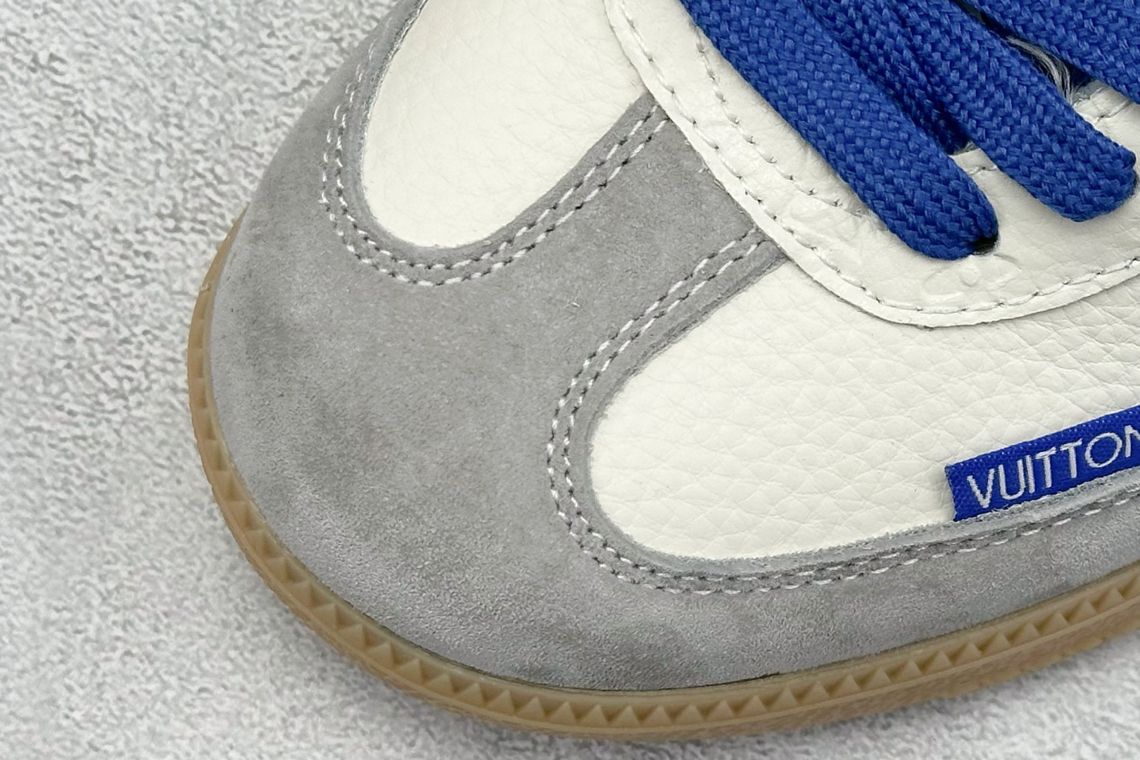 220 adidas originals Samba x LV 白蓝 桑巴舞系列复古经典轻便板鞋 XR005