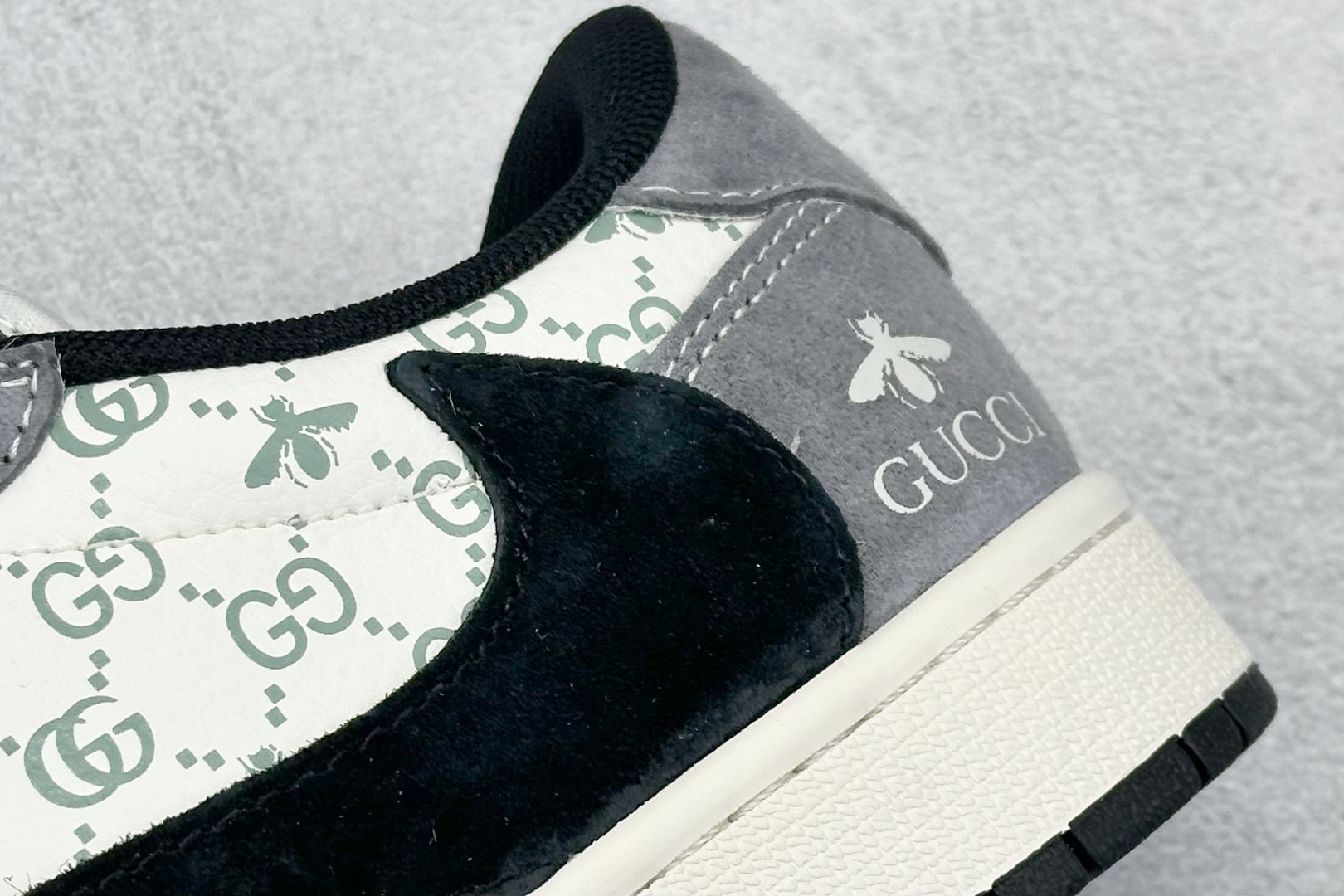 XC版Fragment x Travis Scott x Gucci Air Jordan 1 Low 三方联名倒钩 SJ2068-137