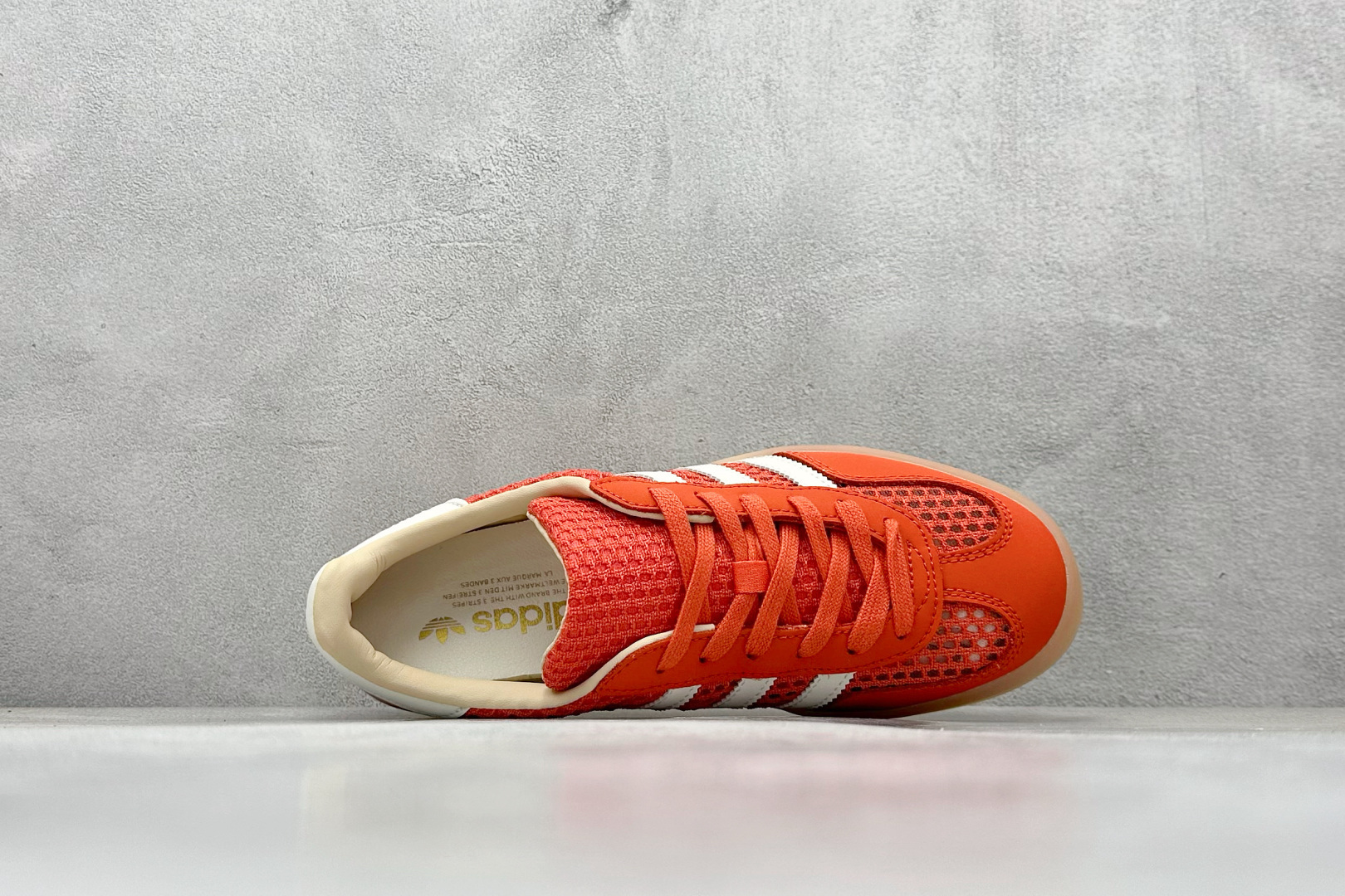 AD Originals Gazelle Indoor 橙色 三叶草复古休闲运动板鞋 JS0713