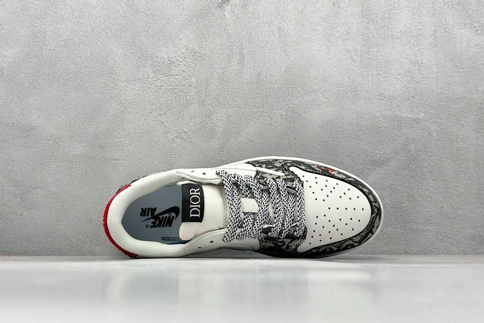 K版Travis Scott x Fragment Design x Air Jordan 1 Low SP AJ1 乔1 迪奥联名 低帮文化休闲板鞋 DS2088-013