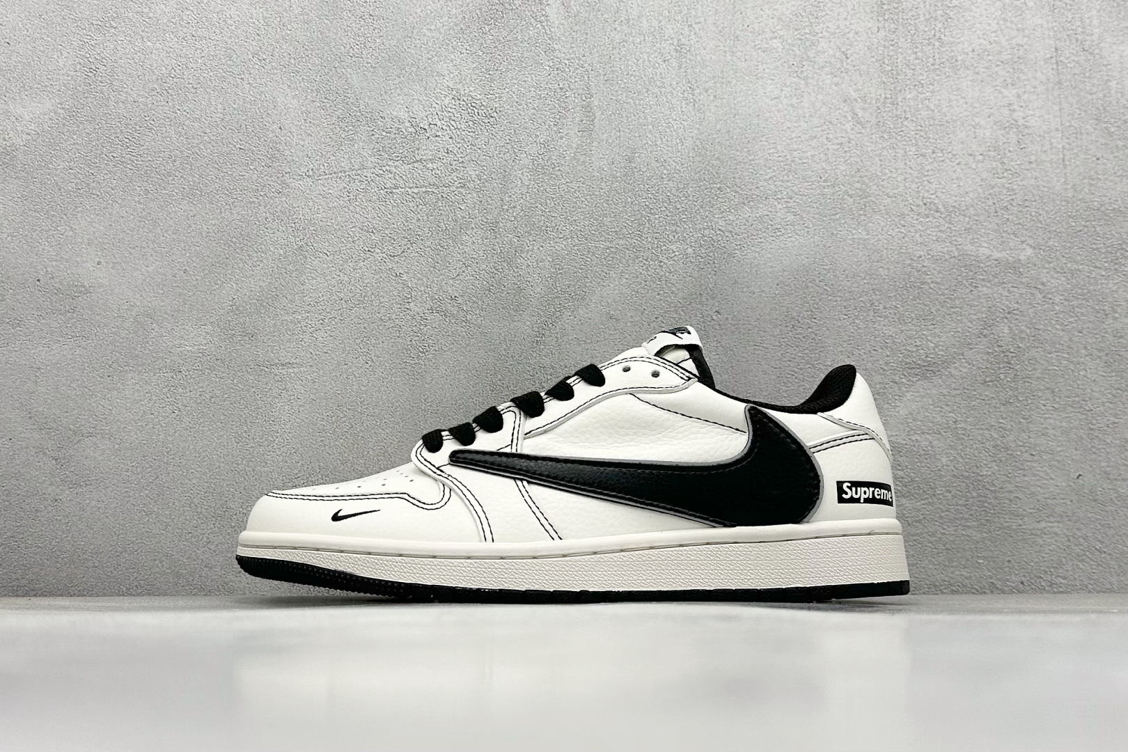 K版Travis Scott x Fragment Design x Air Jordan 1 Low SP AJ1 乔1 SUP联名 低帮文化休闲板鞋 DM2688-002