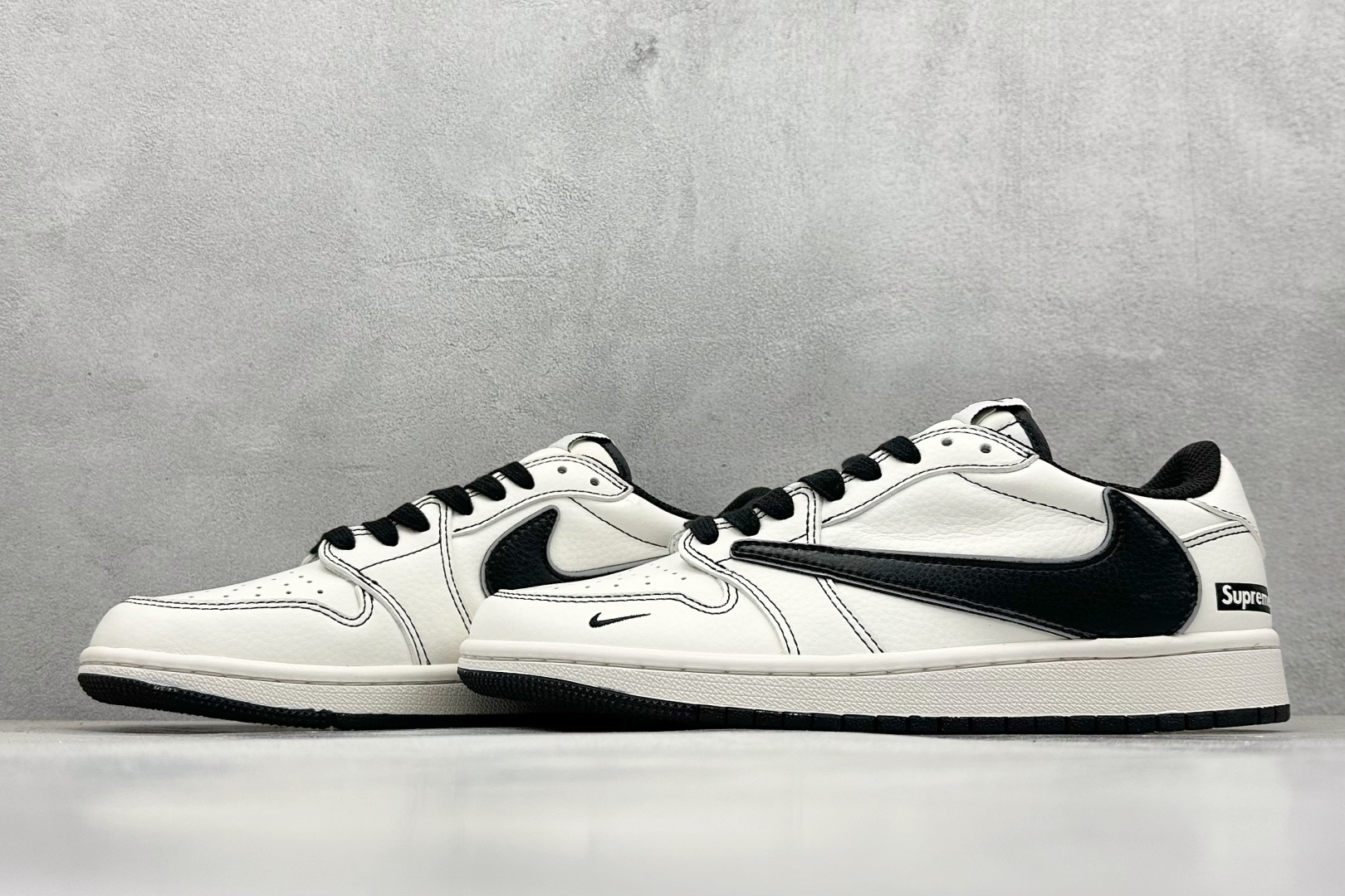 K版Travis Scott x Fragment Design x Air Jordan 1 Low SP AJ1 乔1 SUP联名 低帮文化休闲板鞋 DM2688-002