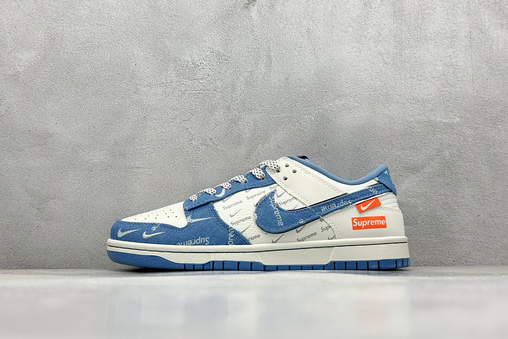 SC版 Nike SB Dunk Low Sup联名 蓝牛仔 周年高端定制 低帮休闲板鞋 SC9207-416