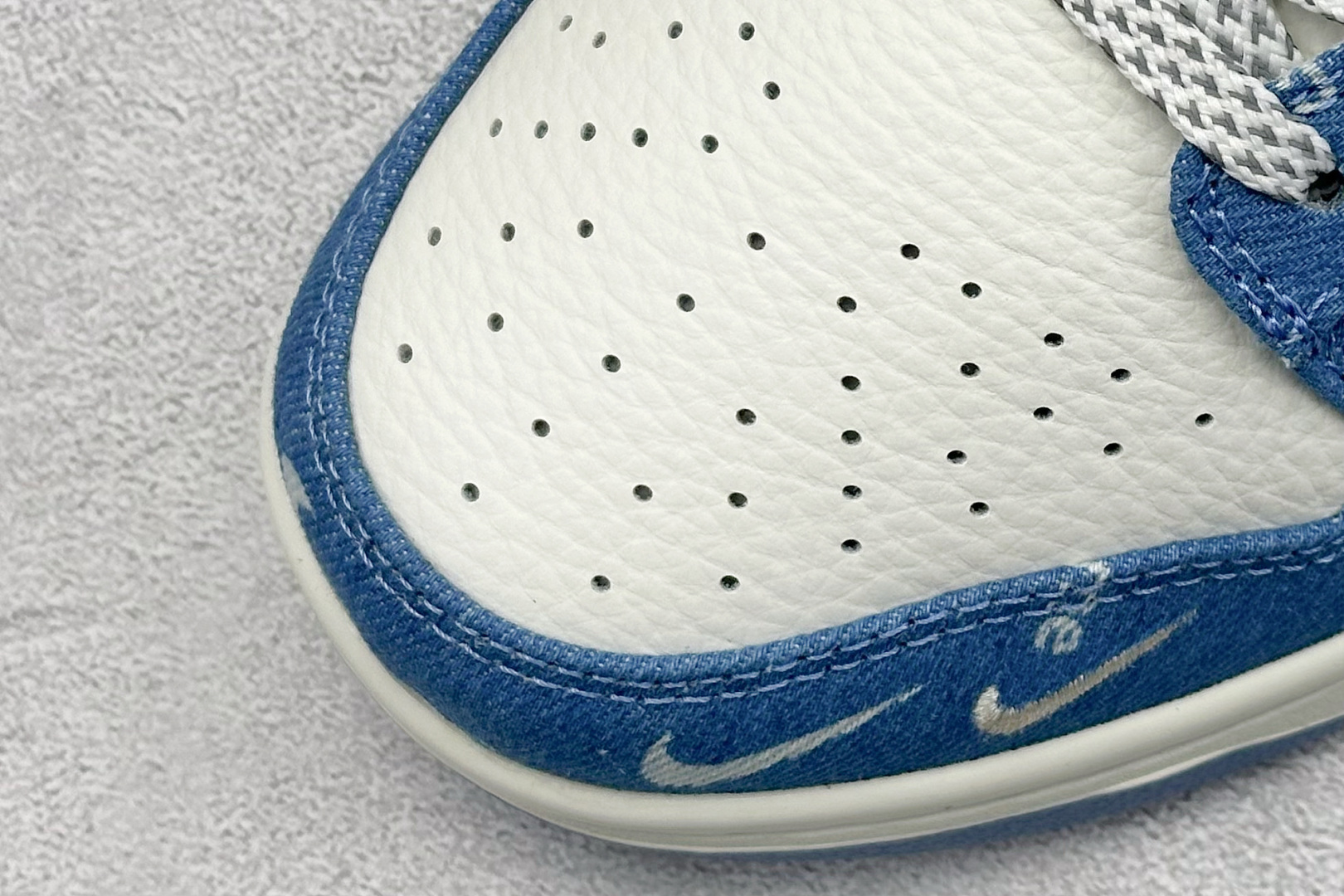 SC版 Nike SB Dunk Low Sup联名 蓝牛仔 周年高端定制 低帮休闲板鞋 SC9207-416