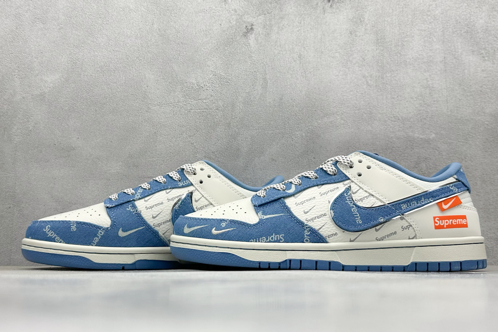 SC版 Nike SB Dunk Low Sup联名 蓝牛仔 周年高端定制 低帮休闲板鞋 SC9207-416