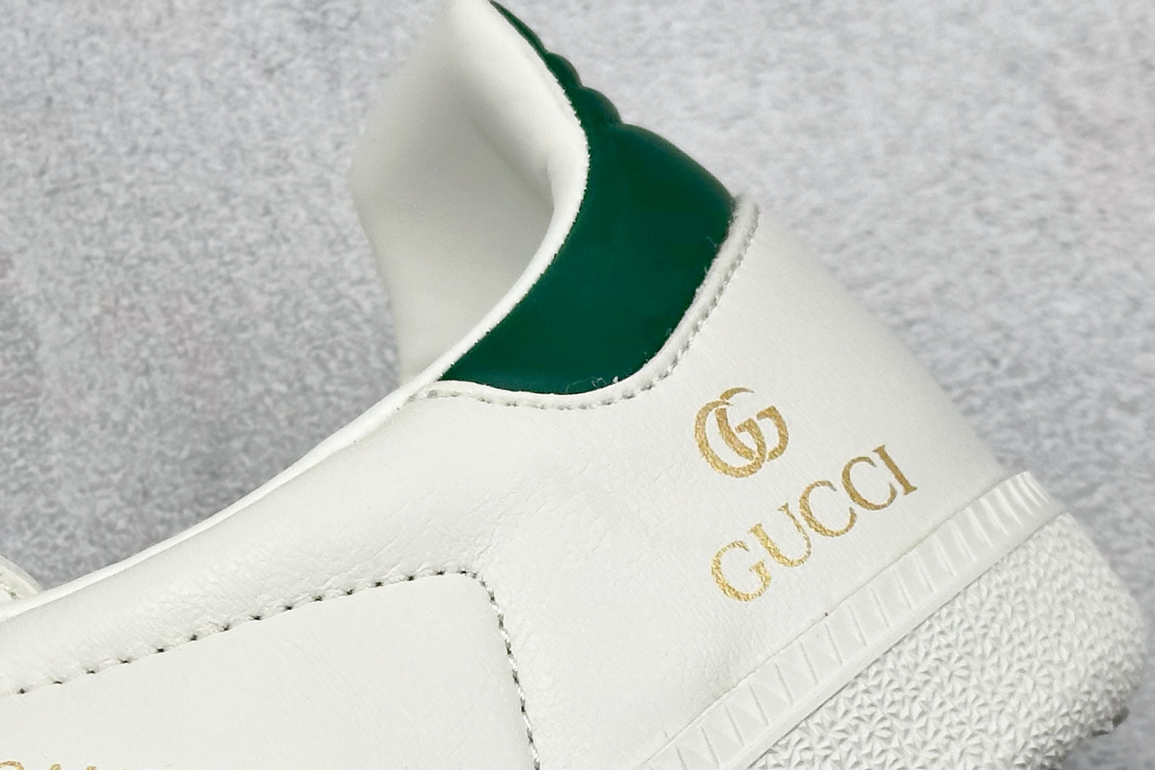 adidas originals Samba x GUCCI 灰白绿 桑巴舞系列复古经典轻便板鞋 GJ75815