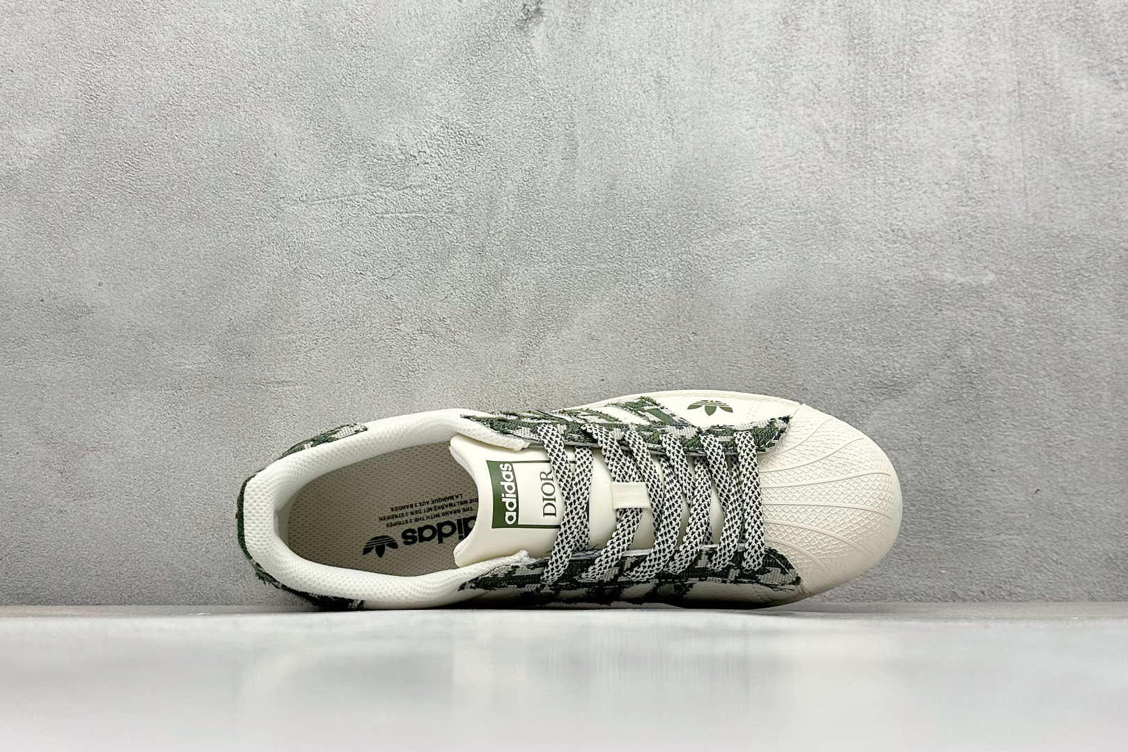 AD Originals Superstar x DIOR 白绿 XS0013