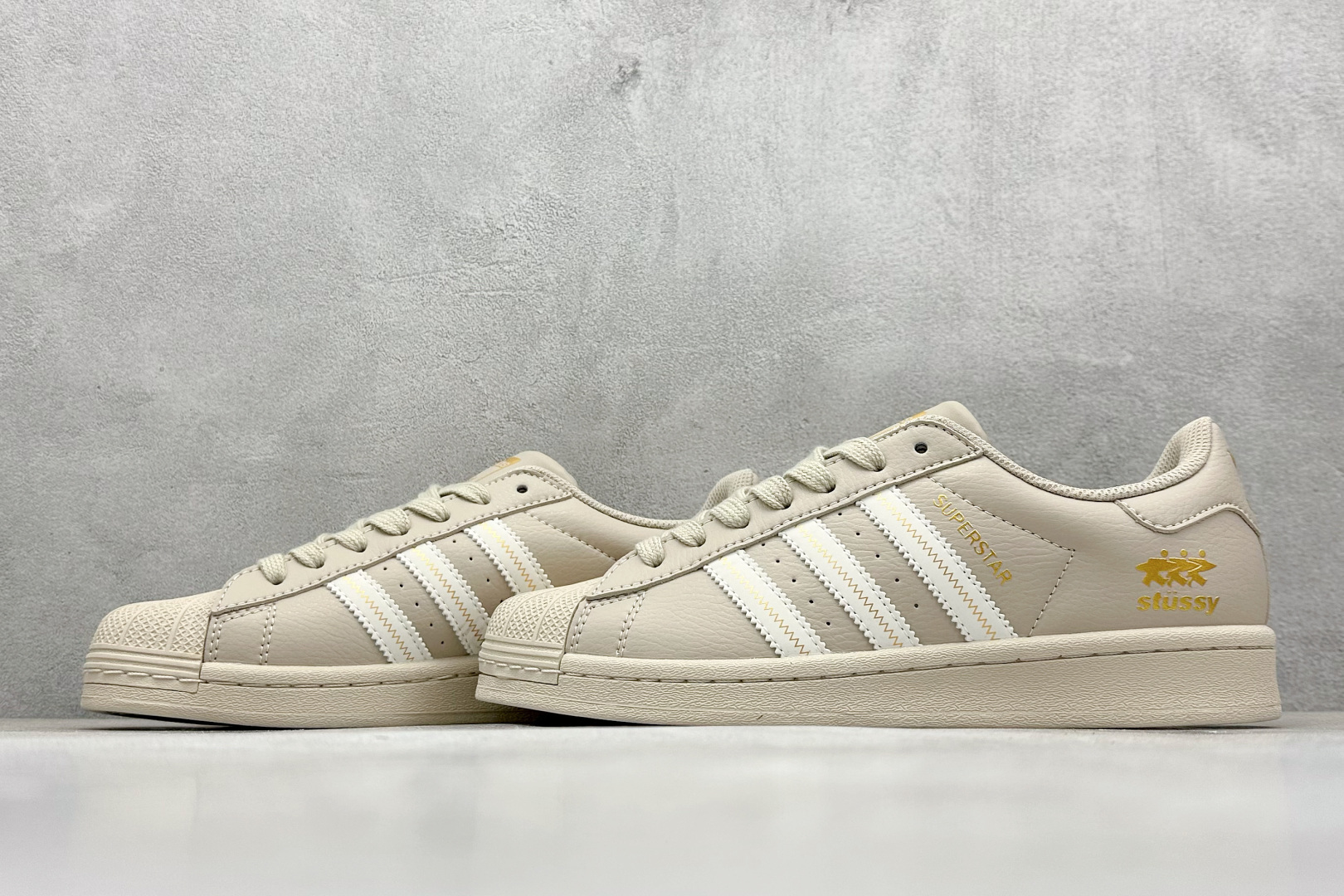 AD Originals Superstar x Stussy 棕白 SD6811