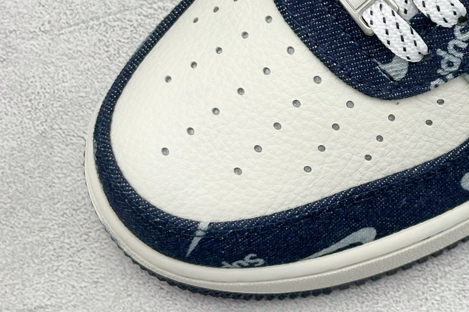 SC版Nike Air Force 1'07 Low Sup联名 蓝牛仔小白勾 空军一号低帮休闲板鞋 LW9279-005