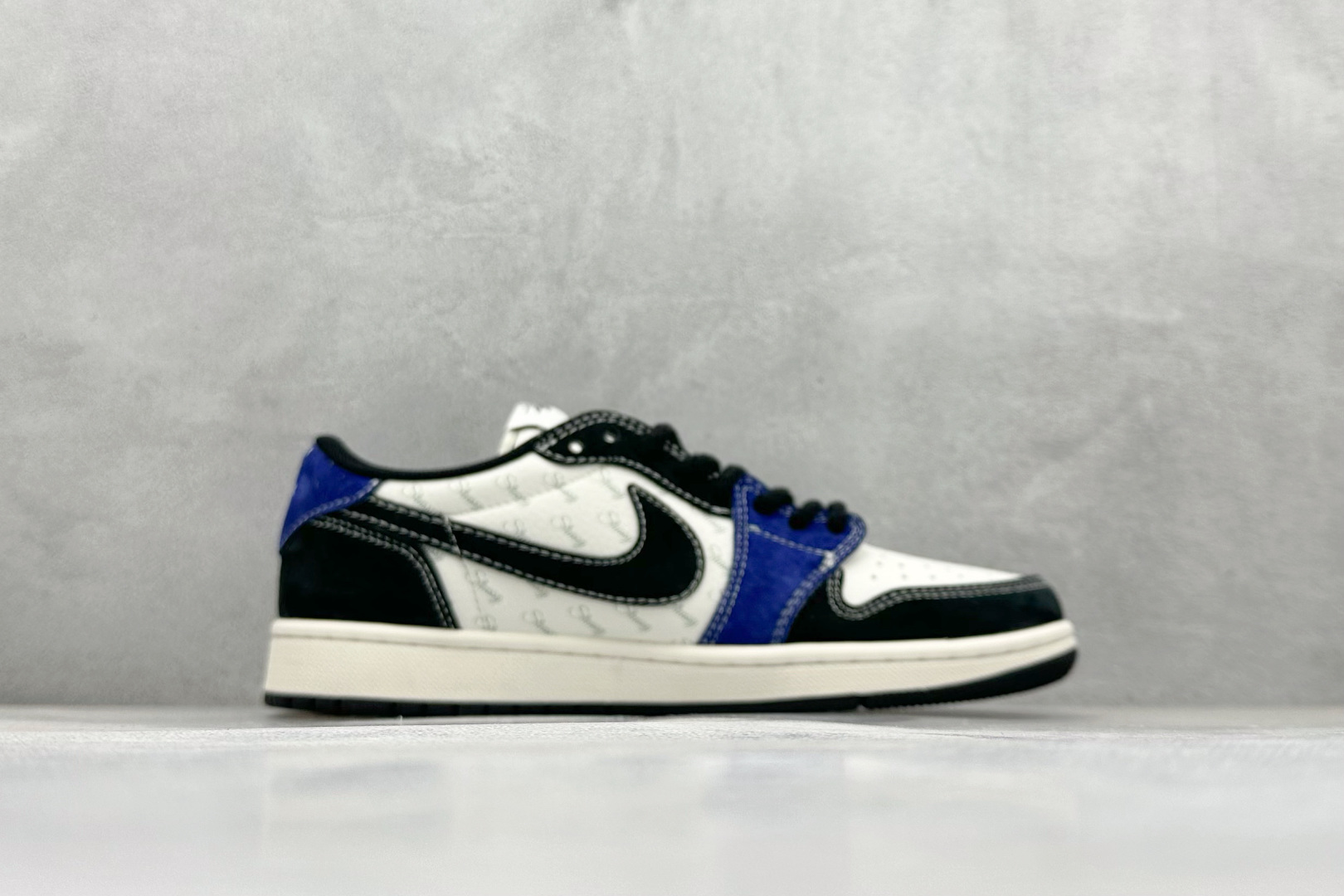 XC版Fragment x Travis Scott x 斯图西 Air Jordan 1 Low 三方联名倒钩 SJ2068-126