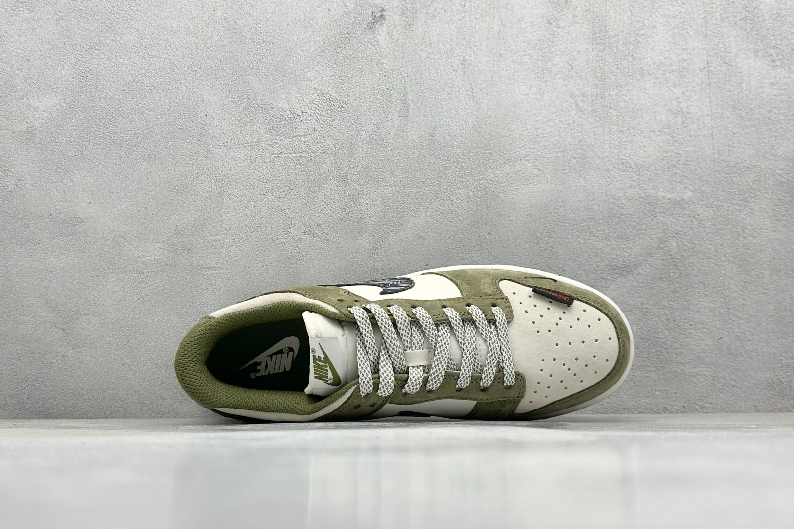 XC版Nike SB Dunk Low x UNDEFDATED 米绿翻毛 多重黑钩 DJ2024-037