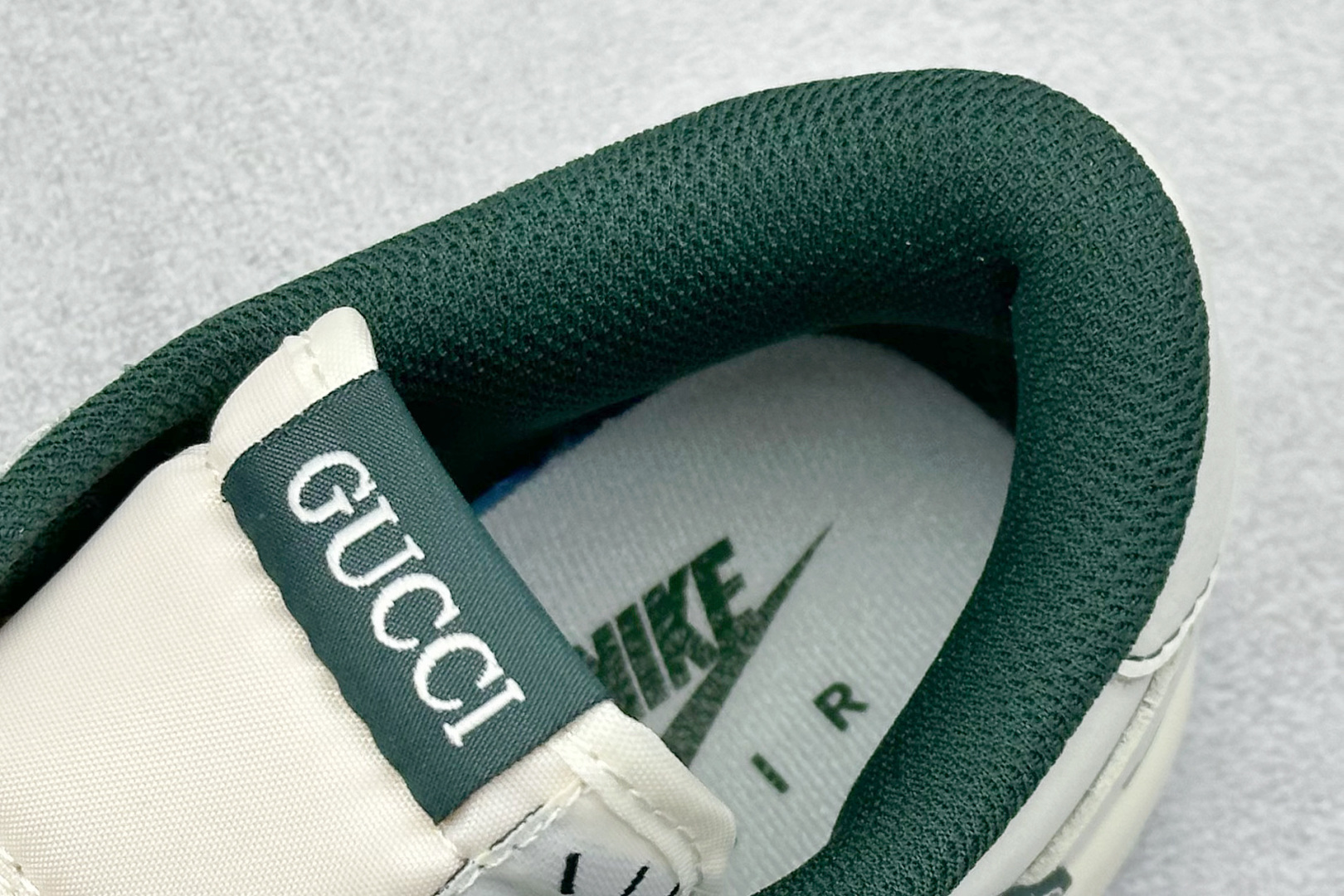 SC版Travis Scott x Fragment Design x Air Jordan 1 Low SP AJ1 乔1 古驰联名 墨绿白棕 低帮文化休闲板鞋 XZ5749-006