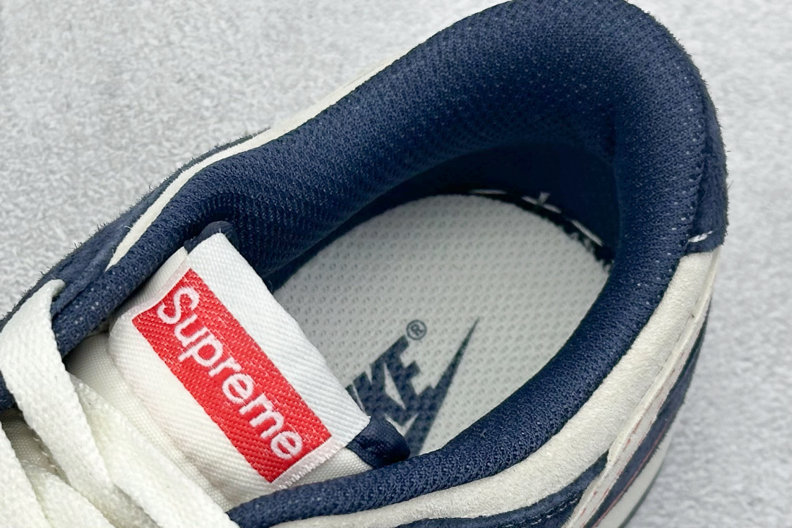 XC版Nk SB Dunk Low Supreme联名-拼色白勾勾 低帮休闲板鞋 DJ2024-045