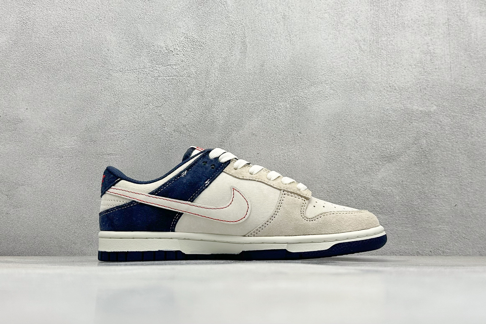 XC版Nk SB Dunk Low Supreme联名-拼色白勾勾 低帮休闲板鞋 DJ2024-045