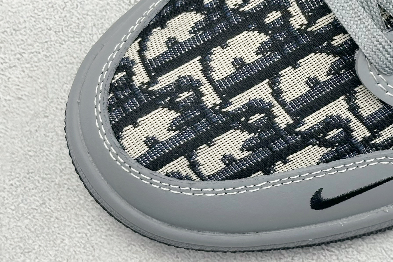 XC版Travis Scott x Fragment Design x Air Jordan 1 Low SP AJ1 乔1 迪奥联名 化石灰 低帮文化休闲板鞋 LD2025-031