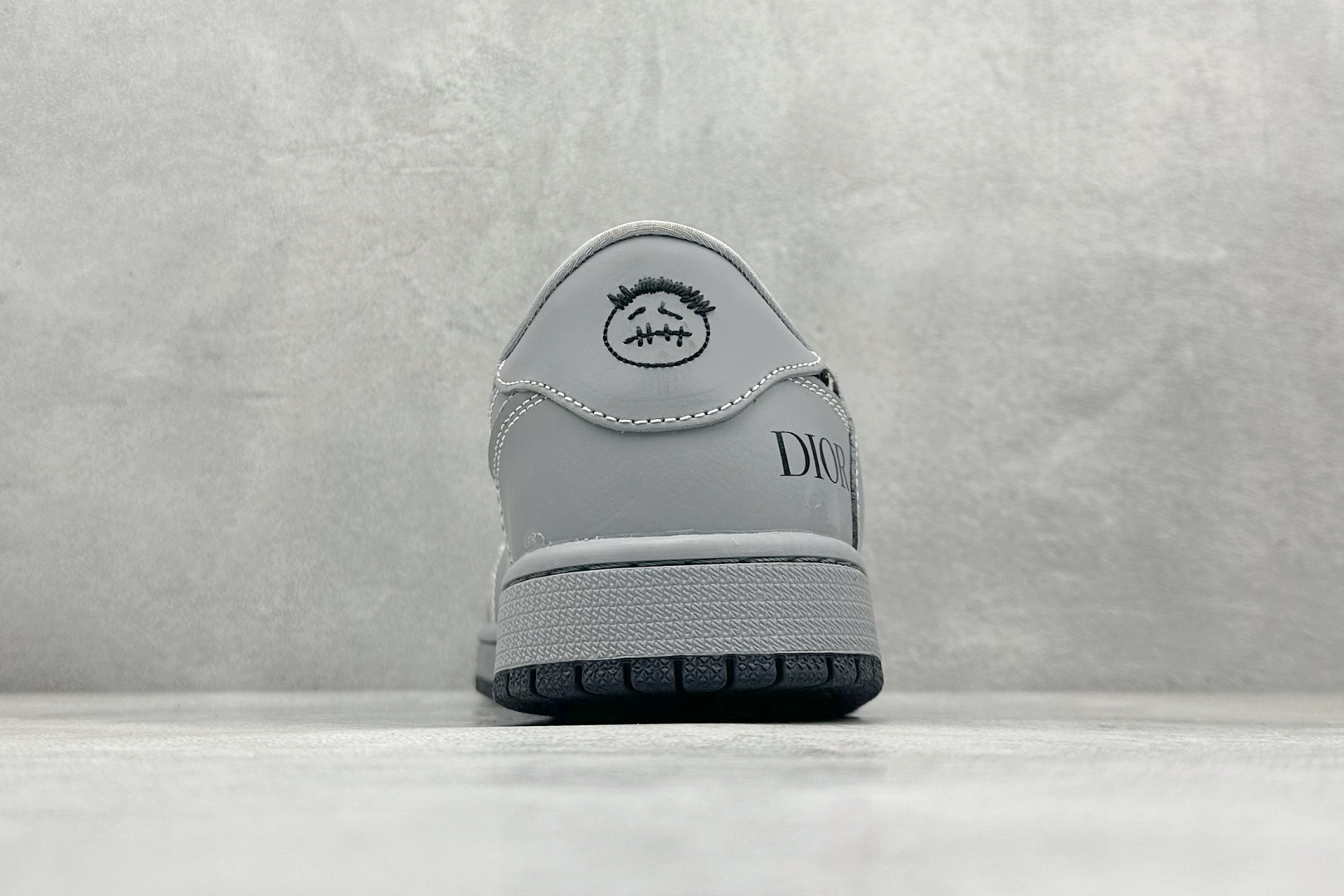 XC版Travis Scott x Fragment Design x Air Jordan 1 Low SP AJ1 乔1 迪奥联名 化石灰 低帮文化休闲板鞋 LD2025-031