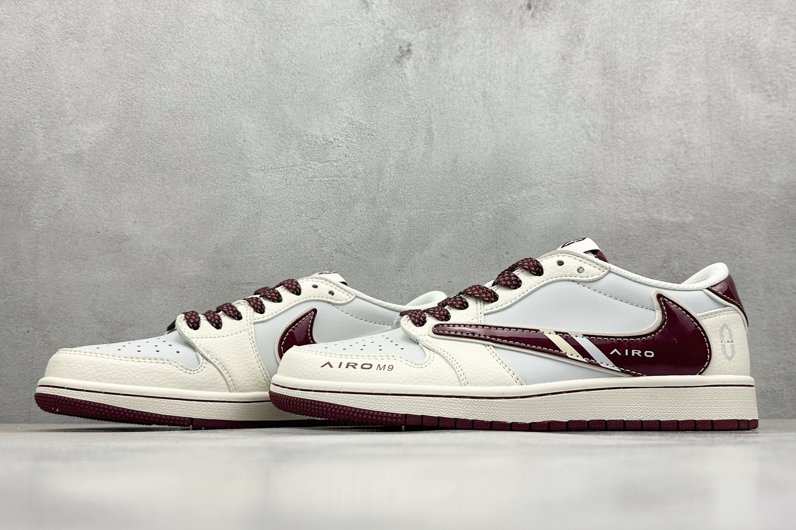 XC版Travis Scott x Fragment Design x Air Jordan 1 Low SP AJ1 乔1 问界联名 金瑞红 低帮文化休闲板鞋 FC1688-239