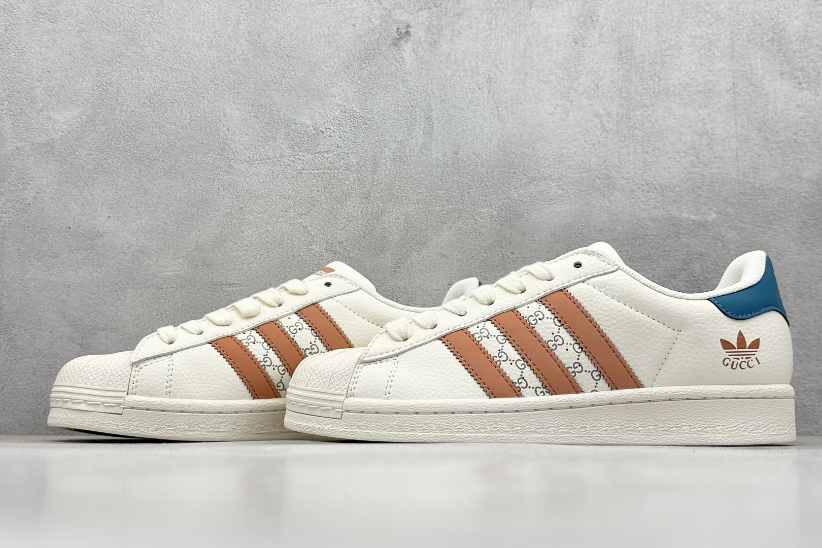 AD Originals Superstar x GUCCI 白橙 SD6817