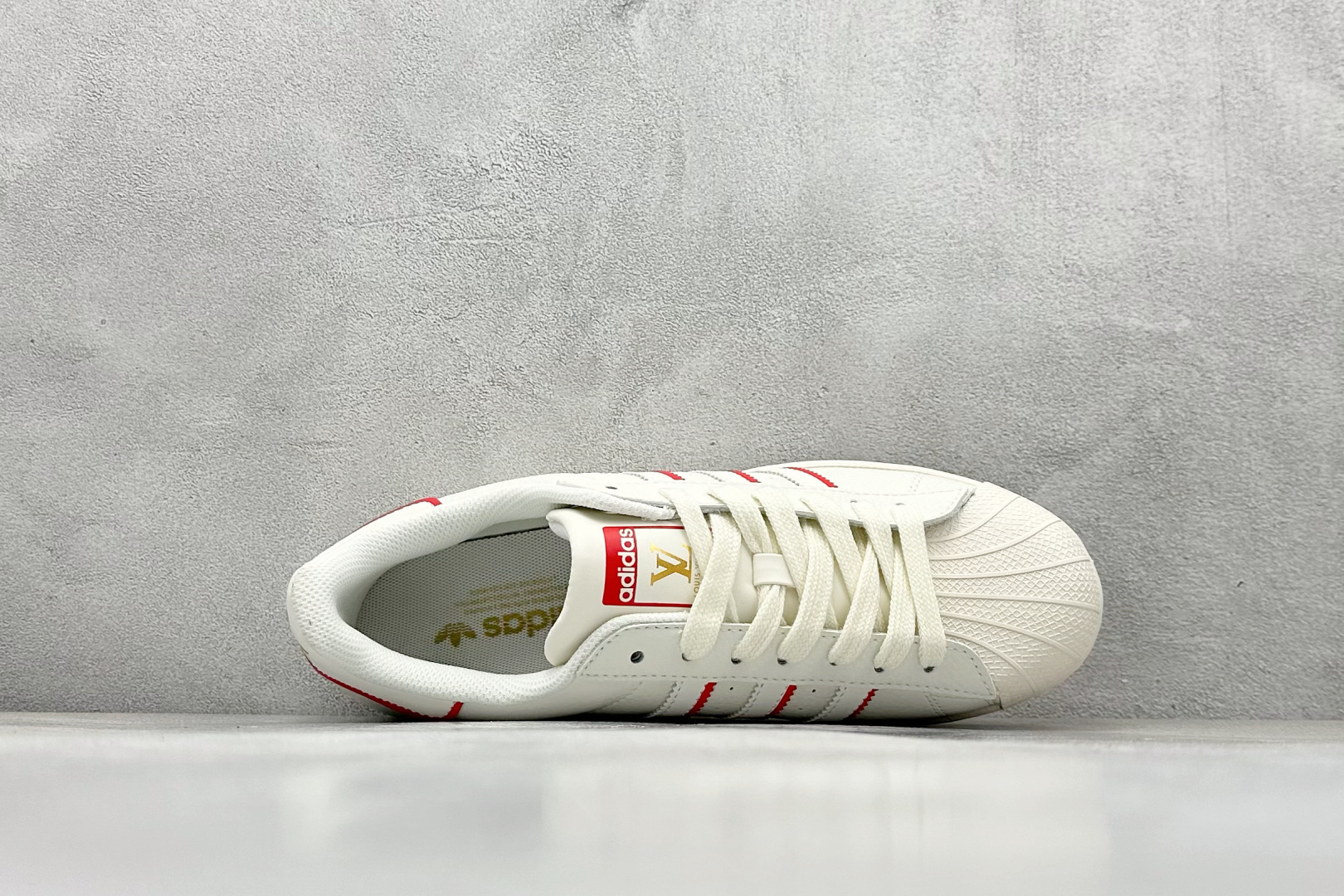 AD Originals Superstar x Louis Vuitton 白红黄 JY8907