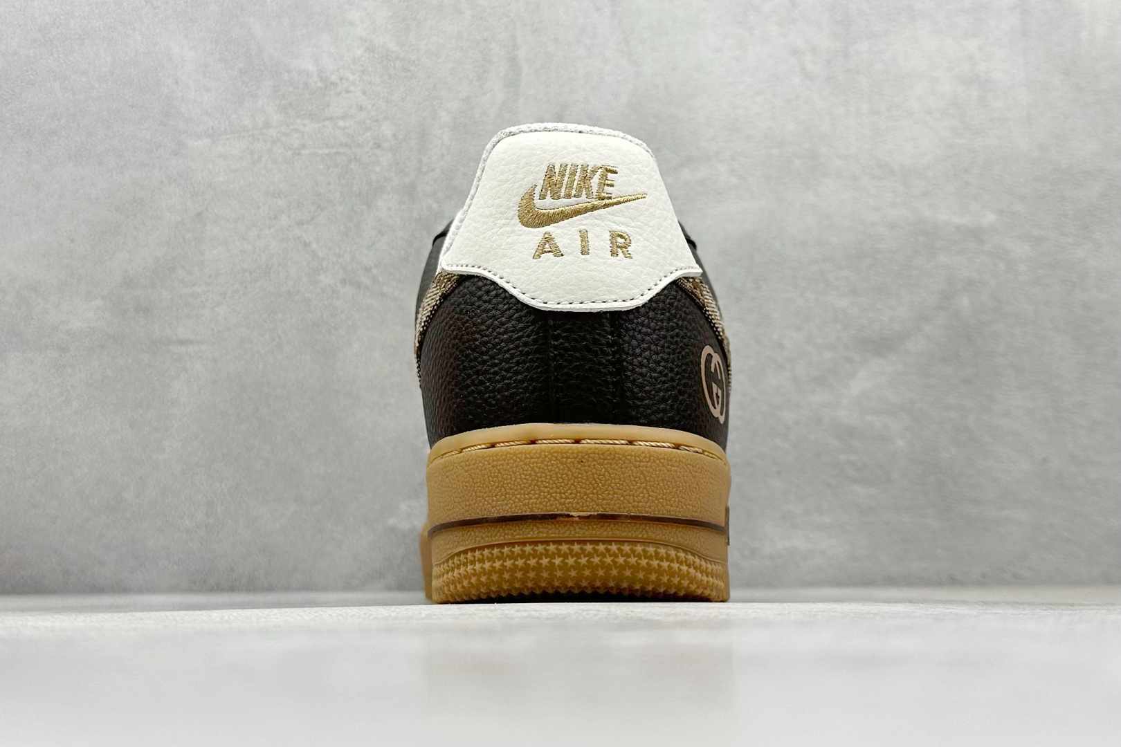 SC版Nike Air Force 1'07 Low 古驰联名 咖啡棕生胶 空军一号低帮休闲板鞋 LW9279-004