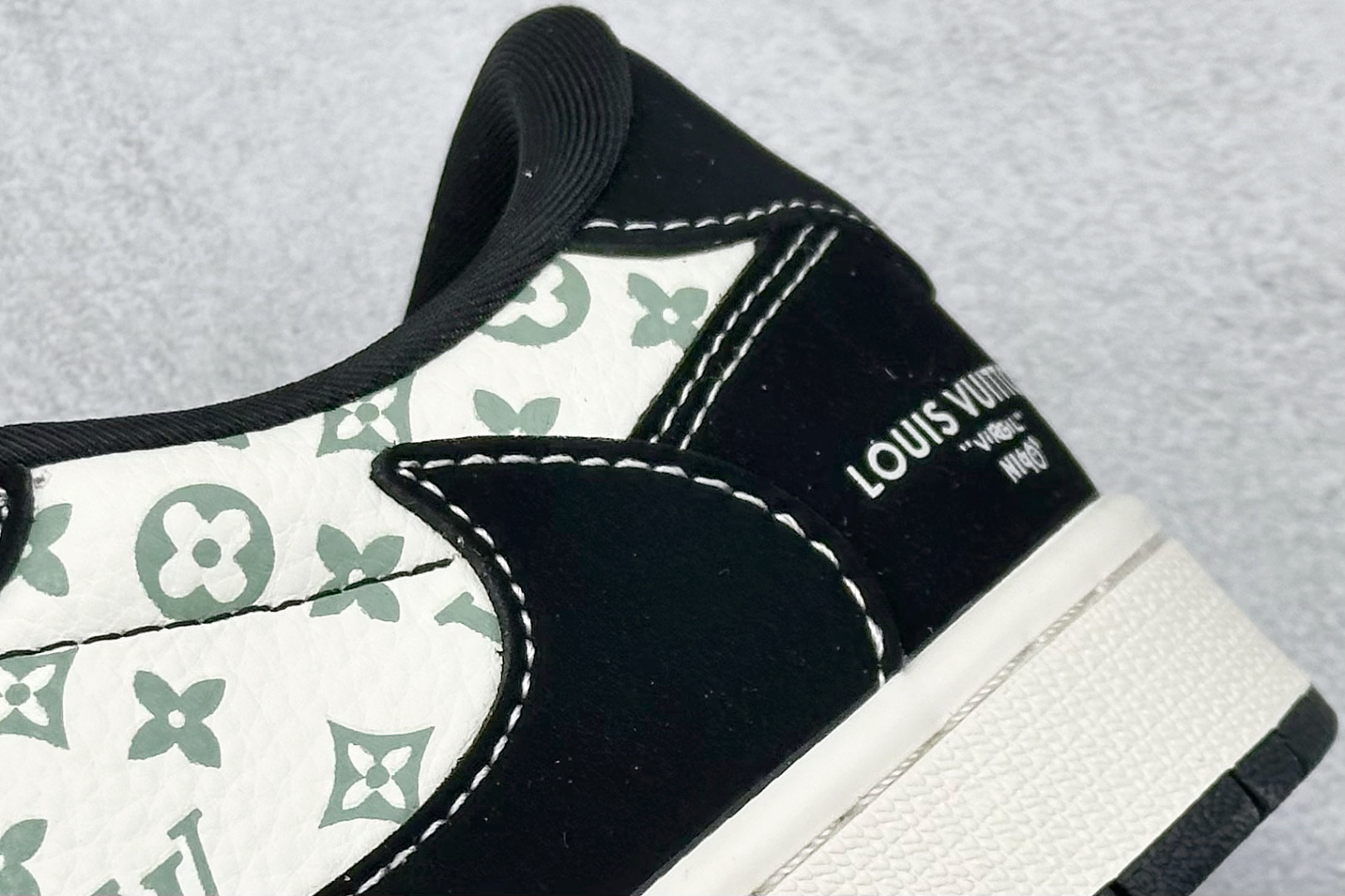 XC版Fragment x Travis Scott x LV Air Jordan 1 Low 三方联名倒钩 LX1988-200