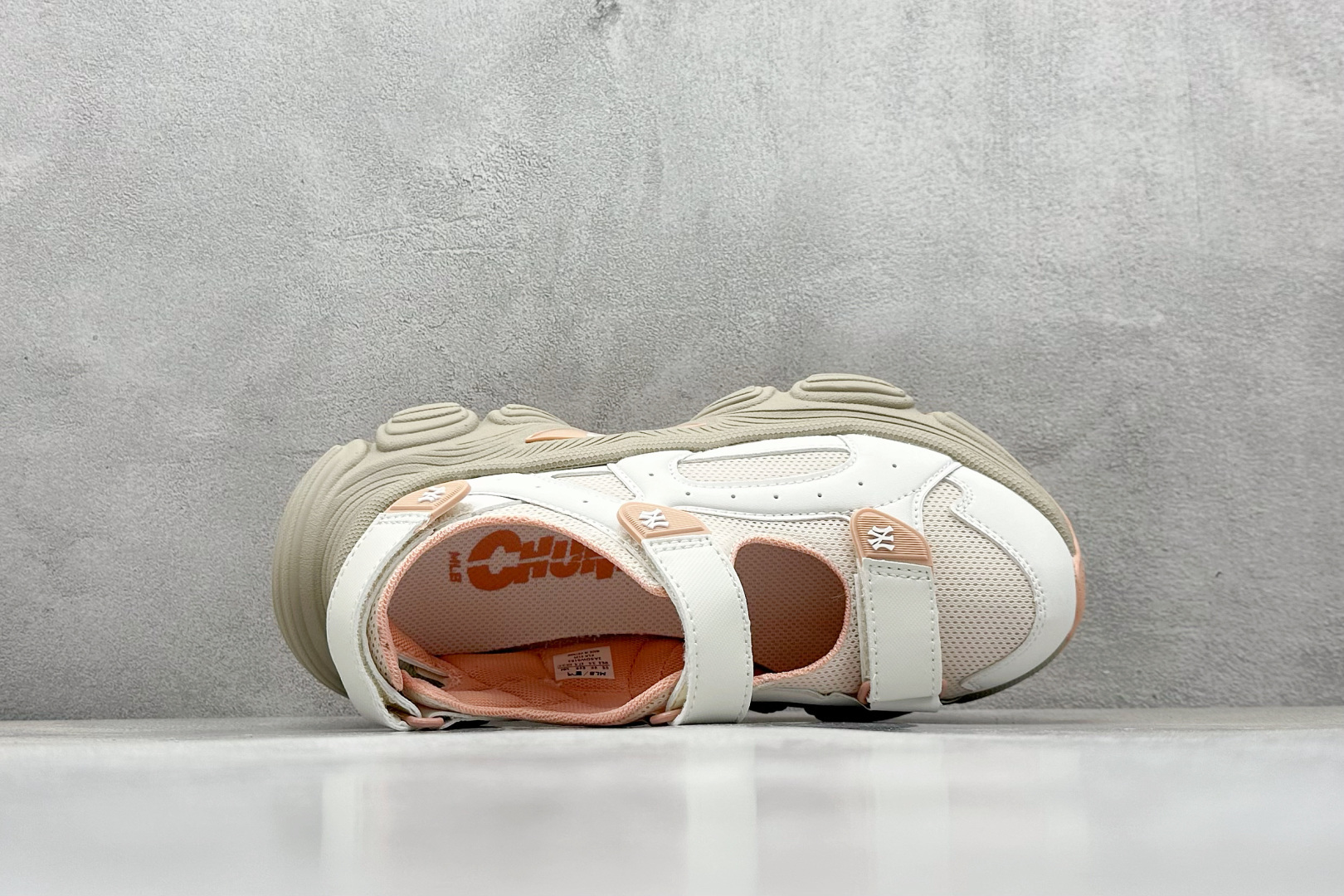 NY版MLB ACE RUNNER MARY JANE 厚底老爹风魔术贴休闲运动慢跑凉鞋 3ASDW0153