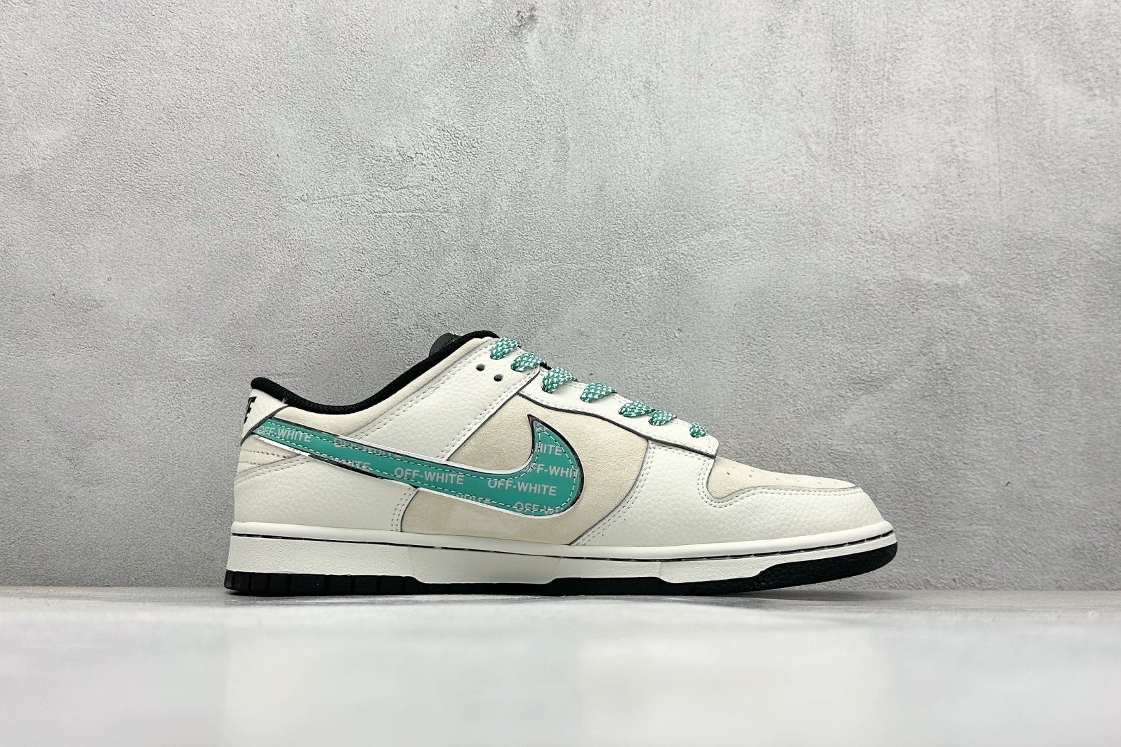 XC版Nk SB Dunk Low OFF联名 蒂芙尼绿勾 周年高端定制 低帮休闲板鞋 DJ2024-108