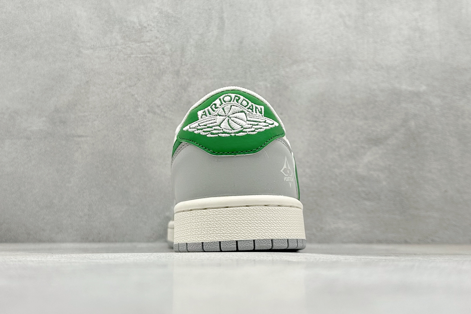 XC版Travis Scott x Fragment Design x Air Jordan 1 Low SP AJ1 乔1 LV联名 灰绿勾 低帮文化休闲板鞋 ZH2598-166