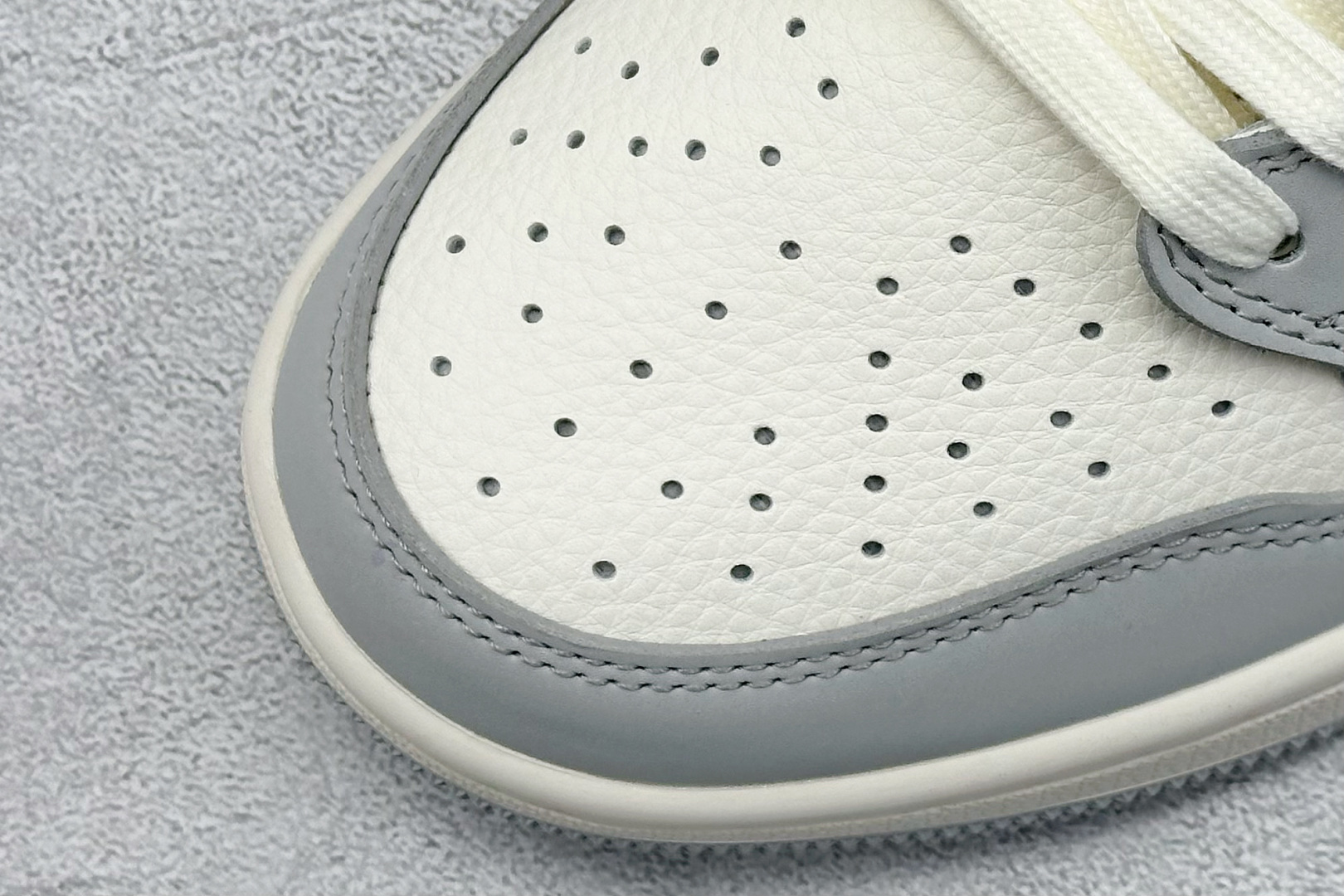 XC版Travis Scott x Fragment Design x Air Jordan 1 Low SP AJ1 乔1 LV联名 灰绿勾 低帮文化休闲板鞋 ZH2598-166