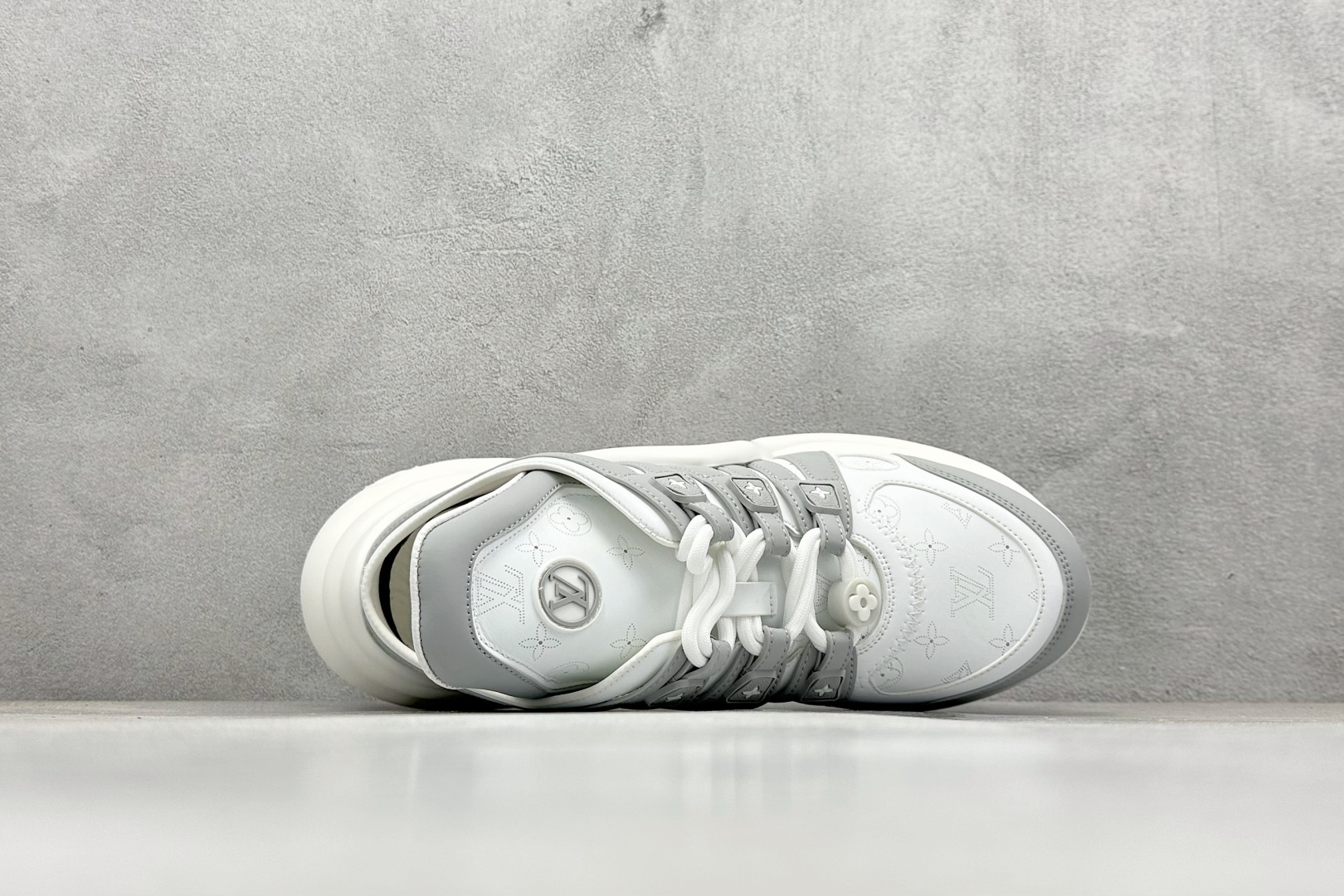 高奢品牌-路易威登Louis Vuitton Archlight Sneakers LV真皮拼色减震网面运动弓型舞蹈复古老爹运动鞋