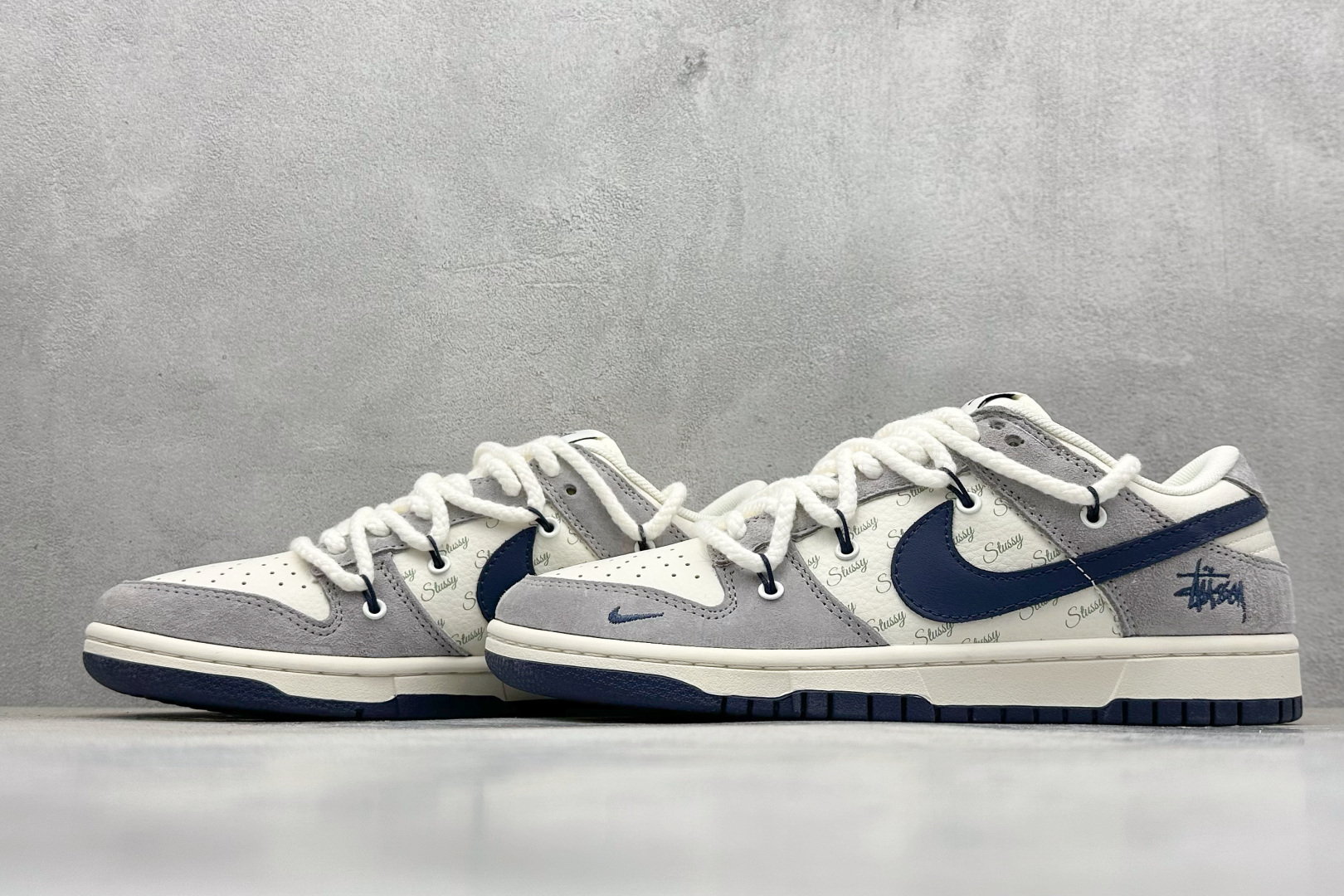 XC版Nike SB Dunk Low x Stussy 米蓝小钩双绑带 SJ2068-296