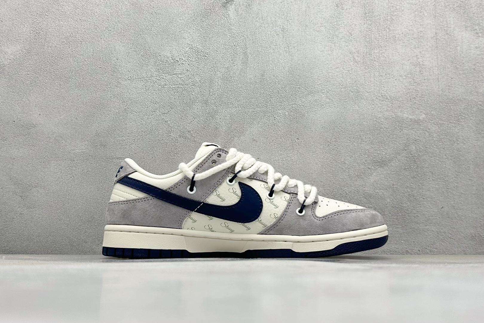 XC版Nike SB Dunk Low x Stussy 米蓝小钩双绑带 SJ2068-296