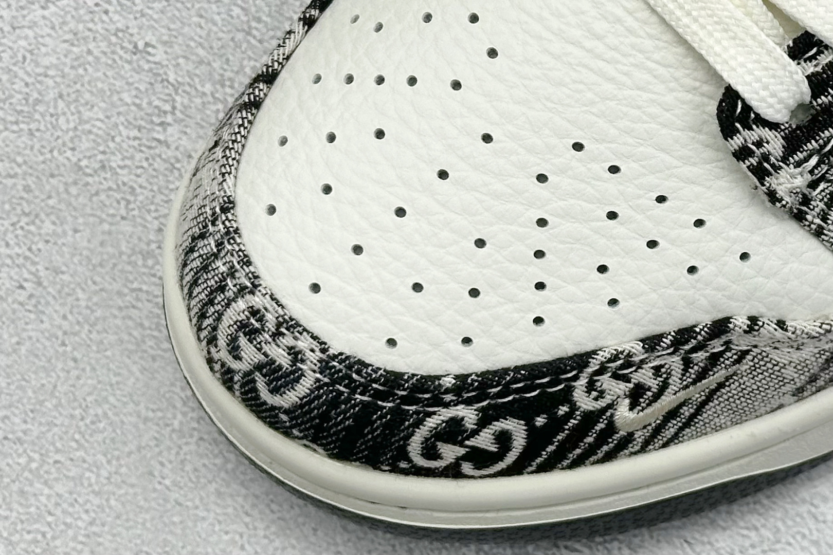 SC版Nike SB Dunk Low 古驰联名 黑灰牛仔 周年高端定制 低帮休闲板鞋 SC9207-418