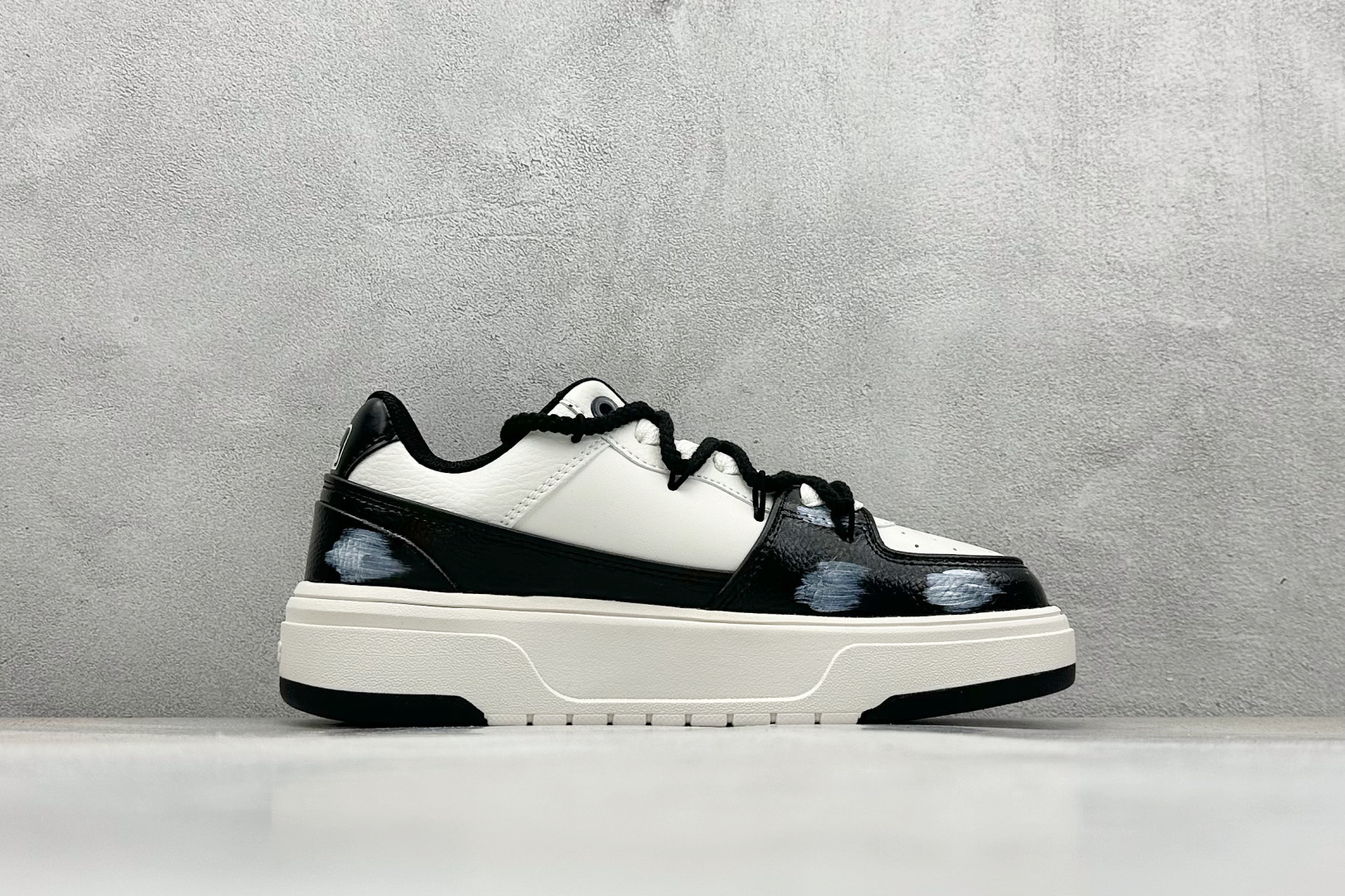 MLB NY 印花网红学长鞋 绑带定制涂鸦恶作剧