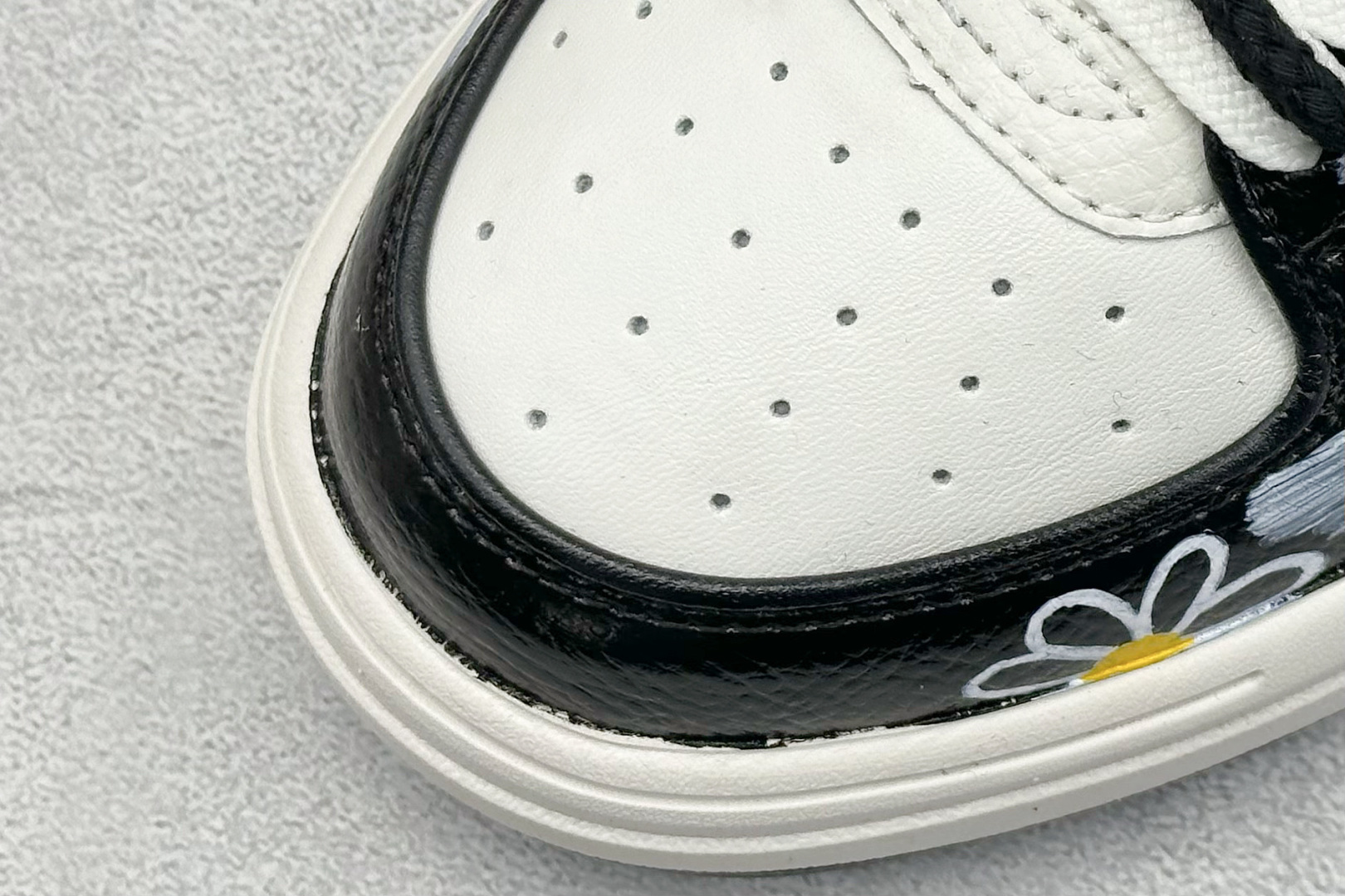 MLB NY 印花网红学长鞋 绑带定制涂鸦恶作剧