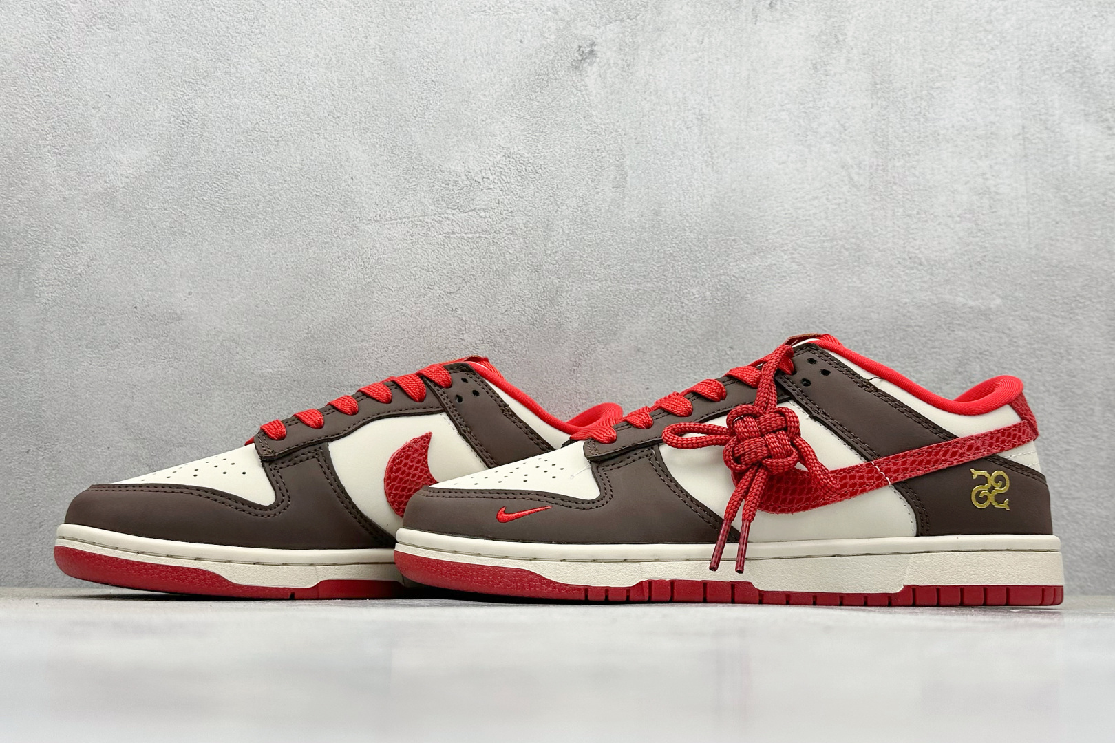 200 Nk SB Dunk Low 北面联名蛇年限定 米棕白蛇 周年高端定制 低帮休闲板鞋 CH6336-284