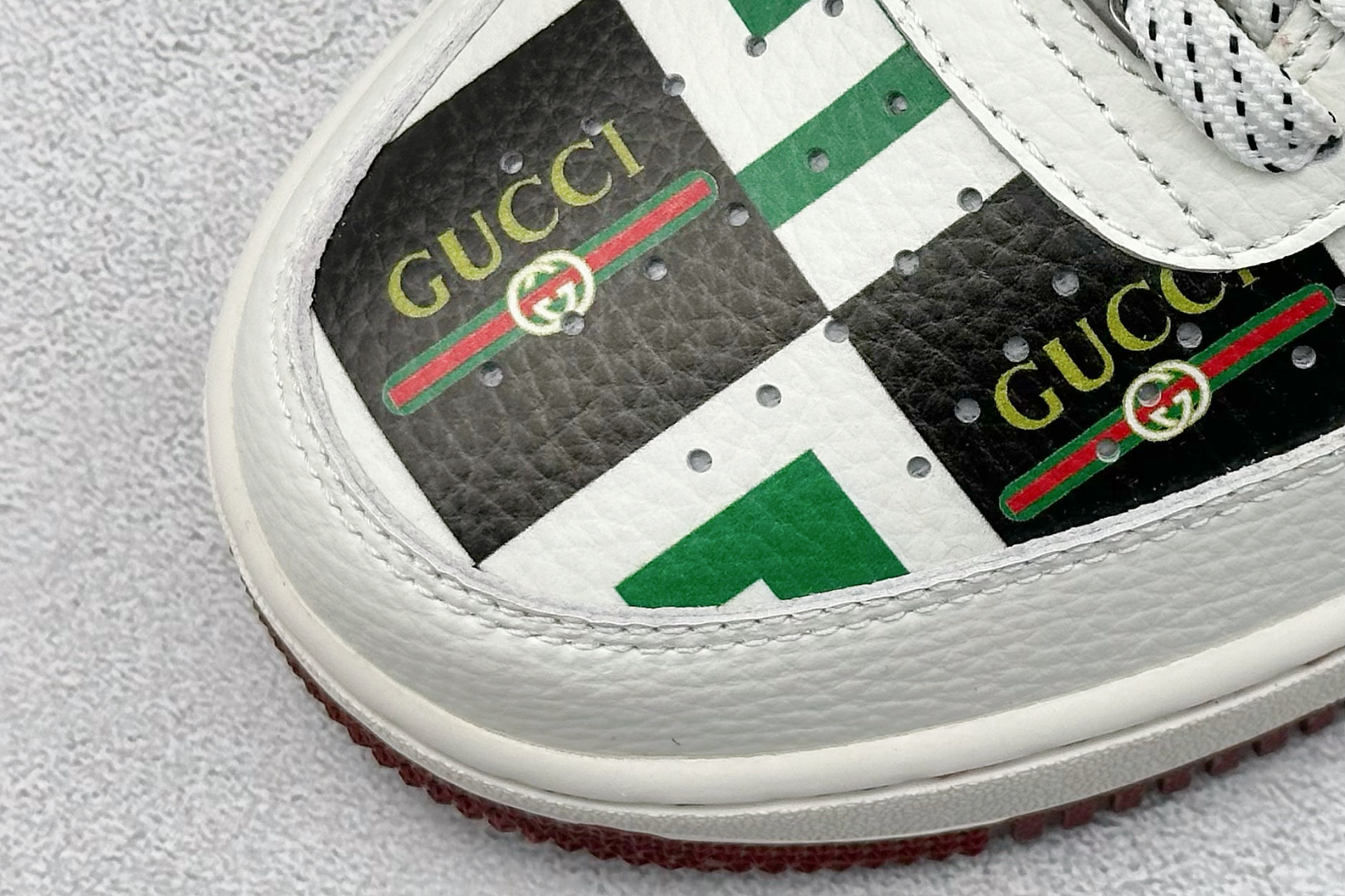 260 SC版Nike Air Force 1'07 Low 古驰联名 白红绿 空军一号低帮休闲板鞋 LW9279-012