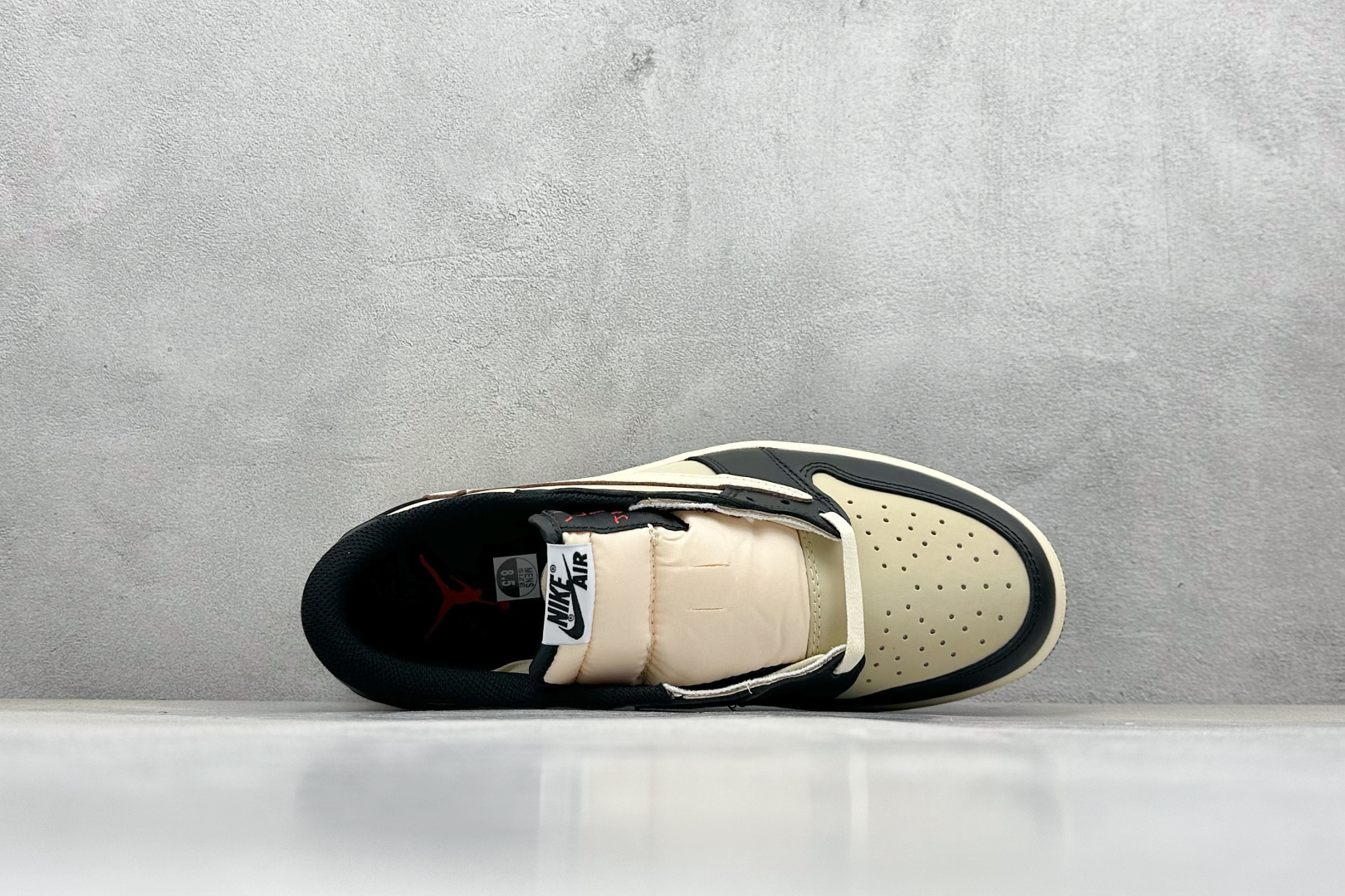 260 F版Travis Scott x Fragment Design x Air Jordan 1 Low OG SP AJ1 乔1倒勾联名 低帮文化休闲板鞋 DM7866-201