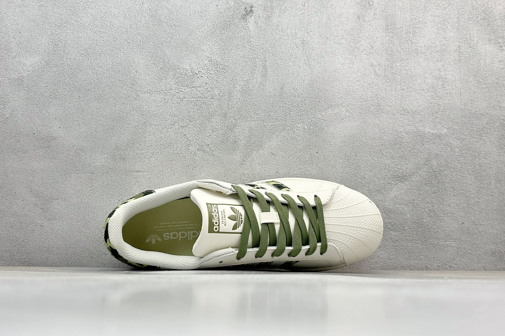 240 AD Originals Superstar x BAPE 白绿 DS0018