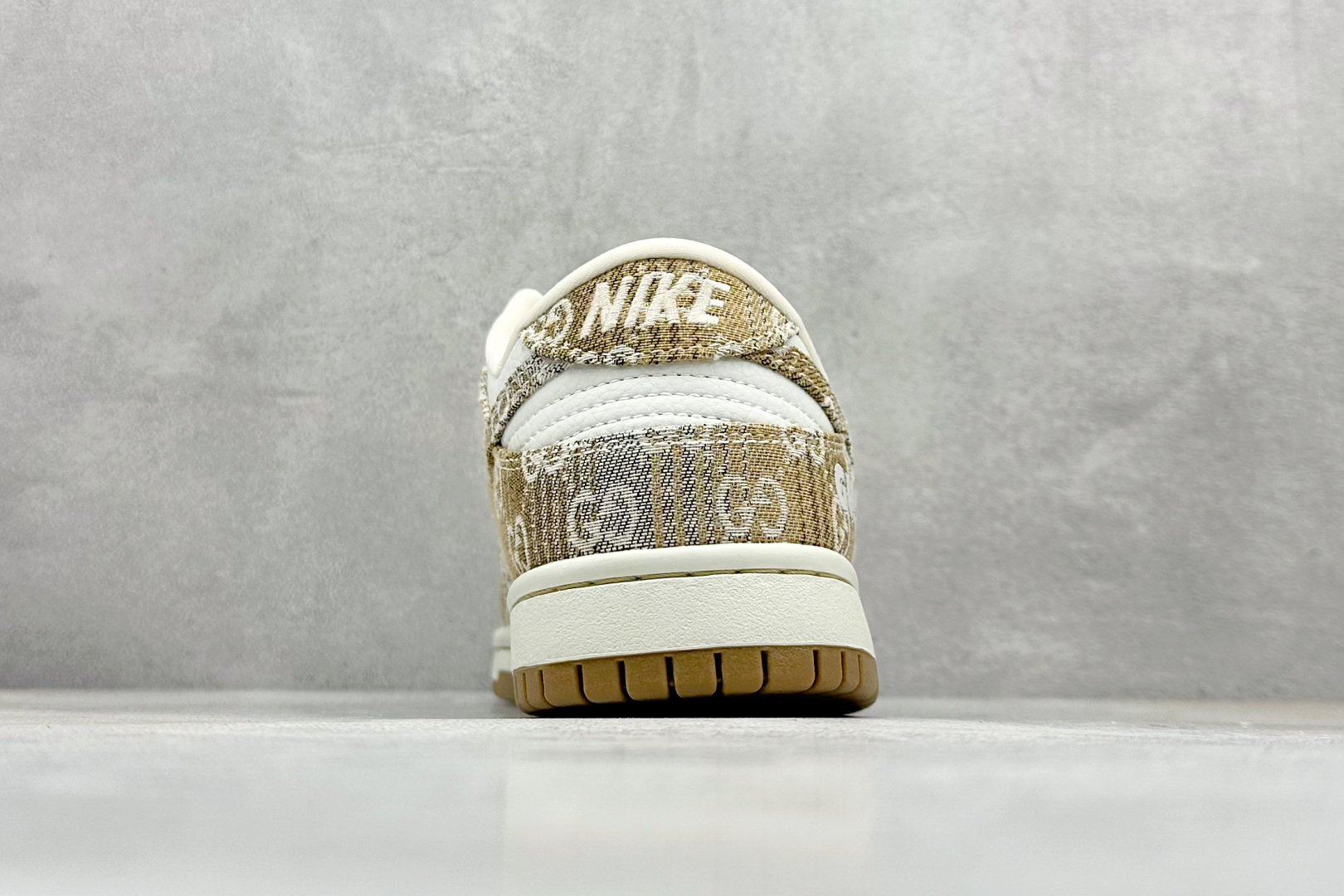 280 XC版Nike SB Dunk Low 古驰联名 卡其灰牛仔 周年高端定制 低帮休闲板鞋 SC9207-421
