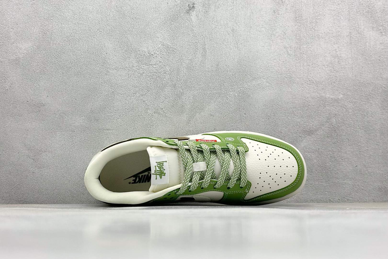 280 XC版Nike SB Dunk Low 白棕双勾斯图西 周年高端定制 低帮休闲板鞋 LW1818-120