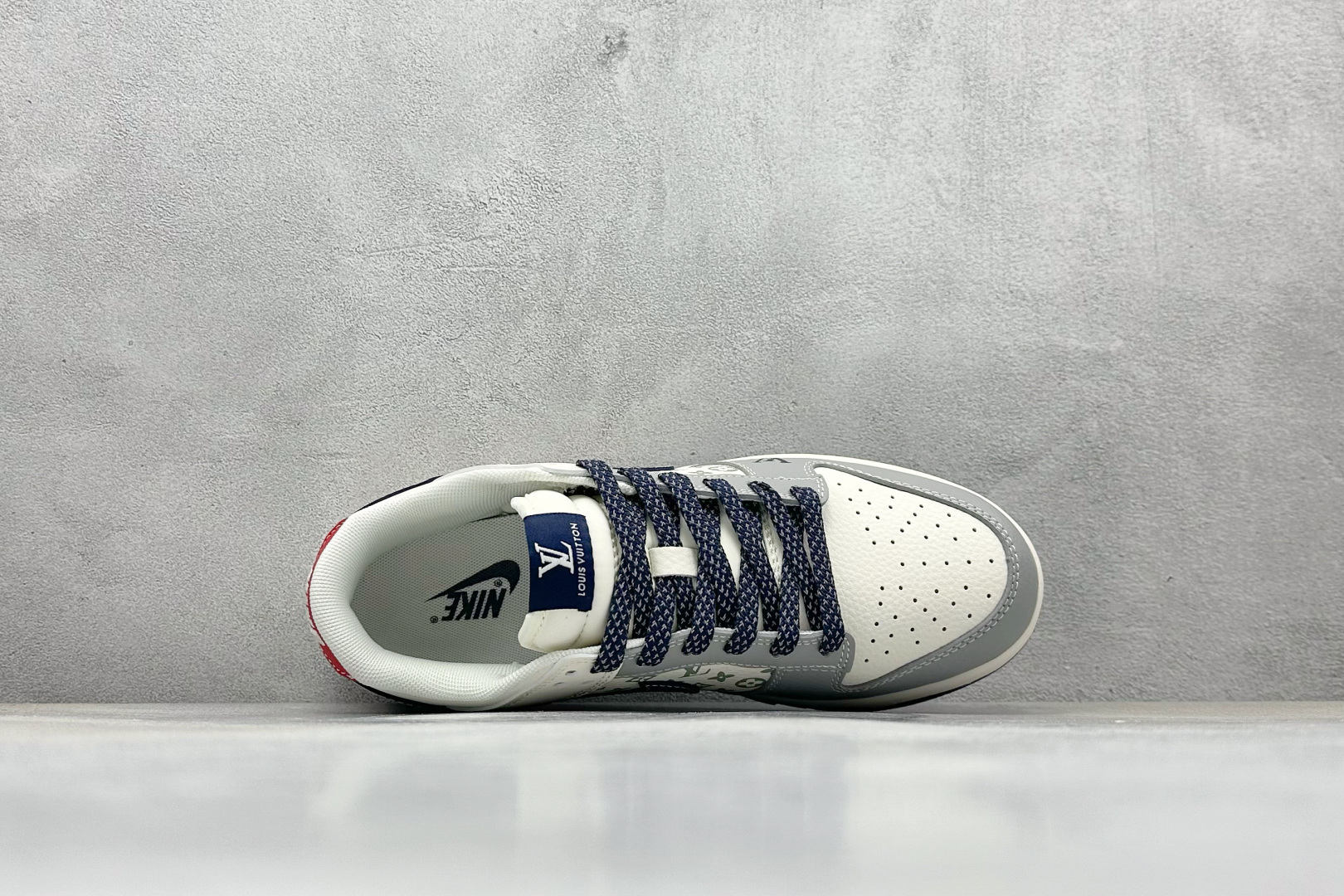 280 XC版Nike SB Dunk Low LV联名 深蓝底印花 周年高端定制 低帮休闲板鞋 XX3168-161