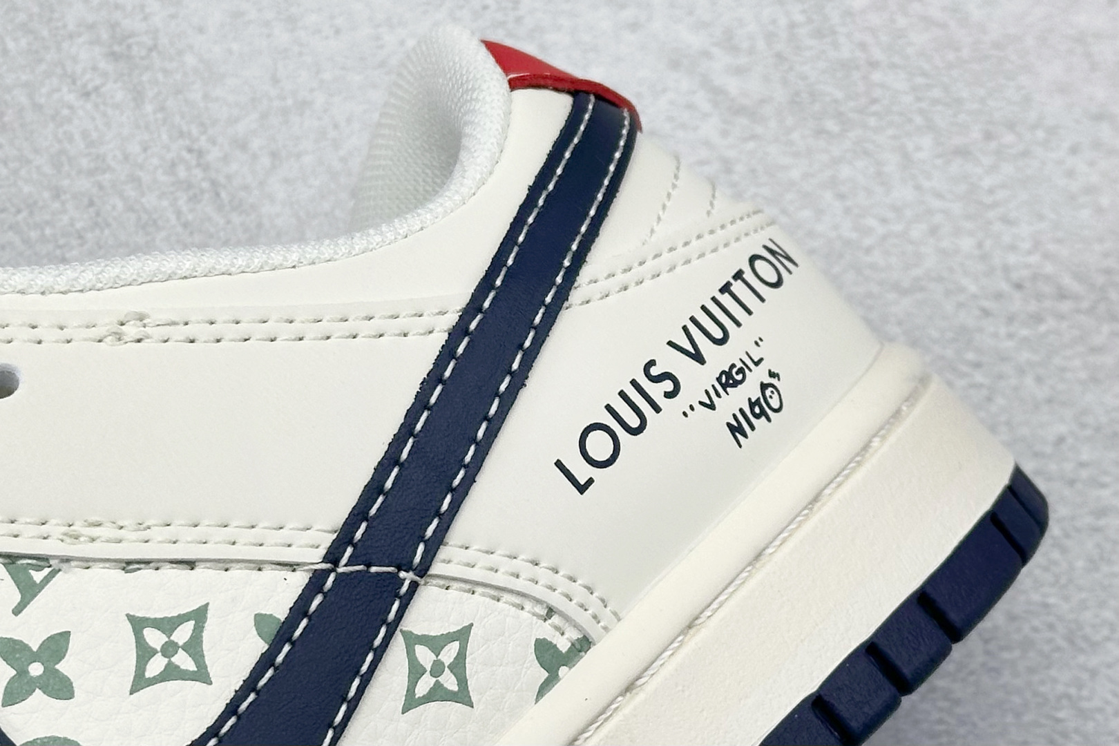 280 XC版Nike SB Dunk Low LV联名 深蓝底印花 周年高端定制 低帮休闲板鞋 XX3168-161