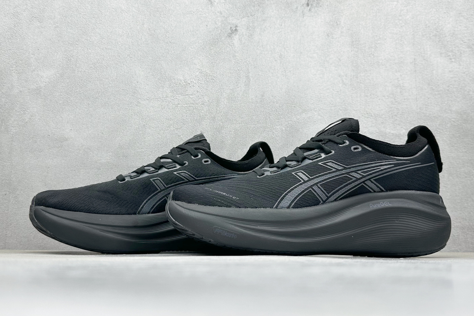 170 Asics Gel-Nimbus 27 亚瑟士复古透气休闲鞋缓震男子耐磨跑步鞋 1011B958-001