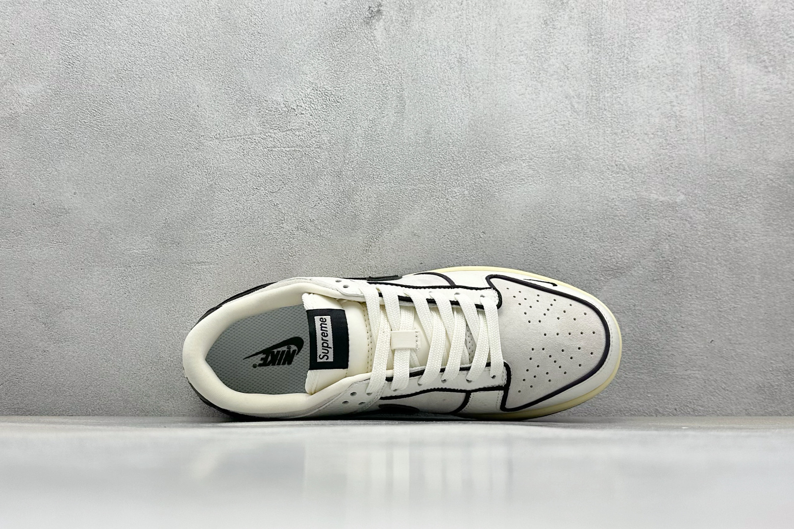 280 SC版Nike SB Dunk Low Sup联名 白黑变色 周年高端定制 低帮休闲板鞋 SC9207-409