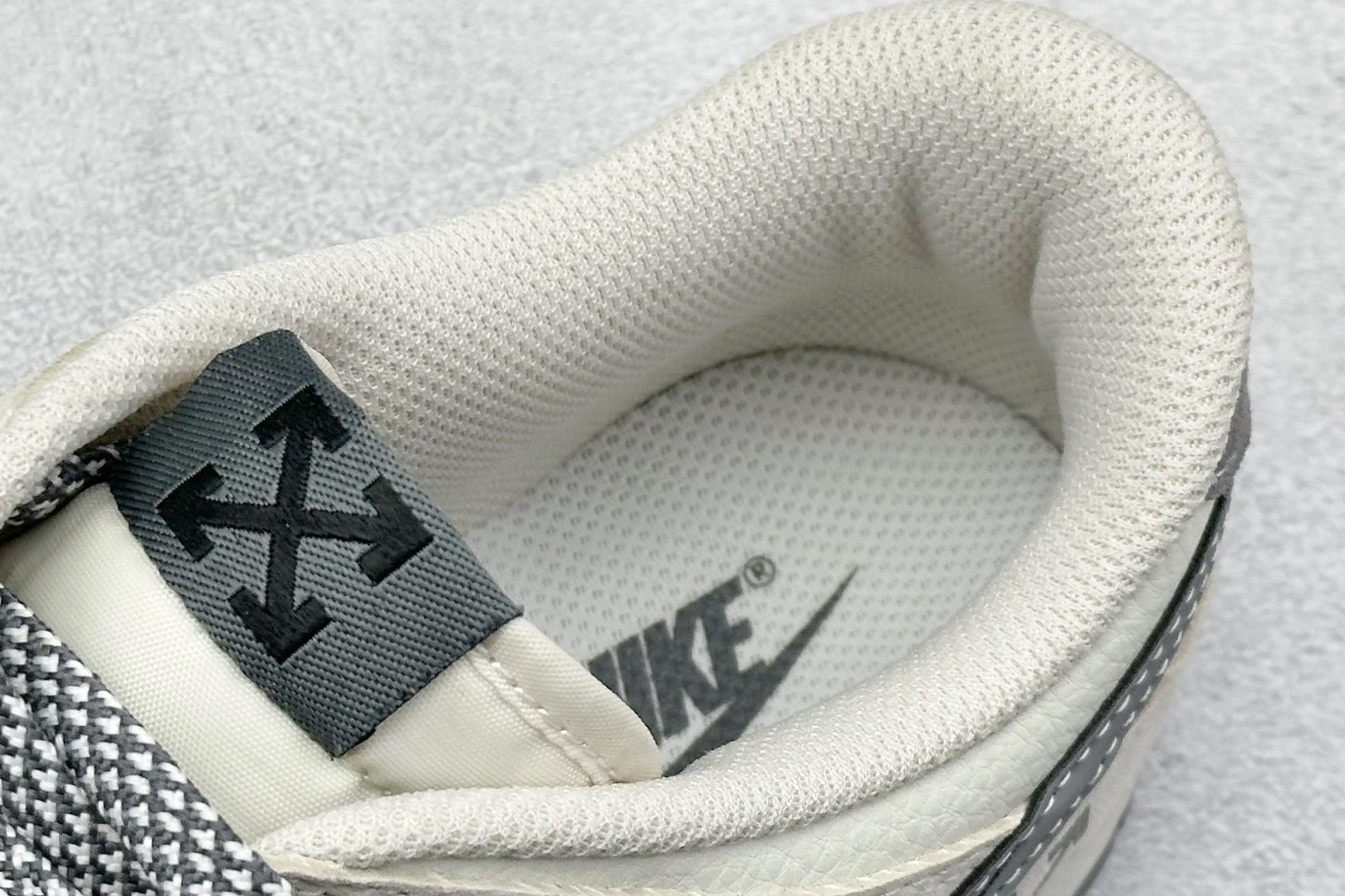 240 XC版Nk SB Dunk Low OFF-WHITE联名 拼色灰勾 周年高端定制 低帮休闲板鞋 DJ2024-133